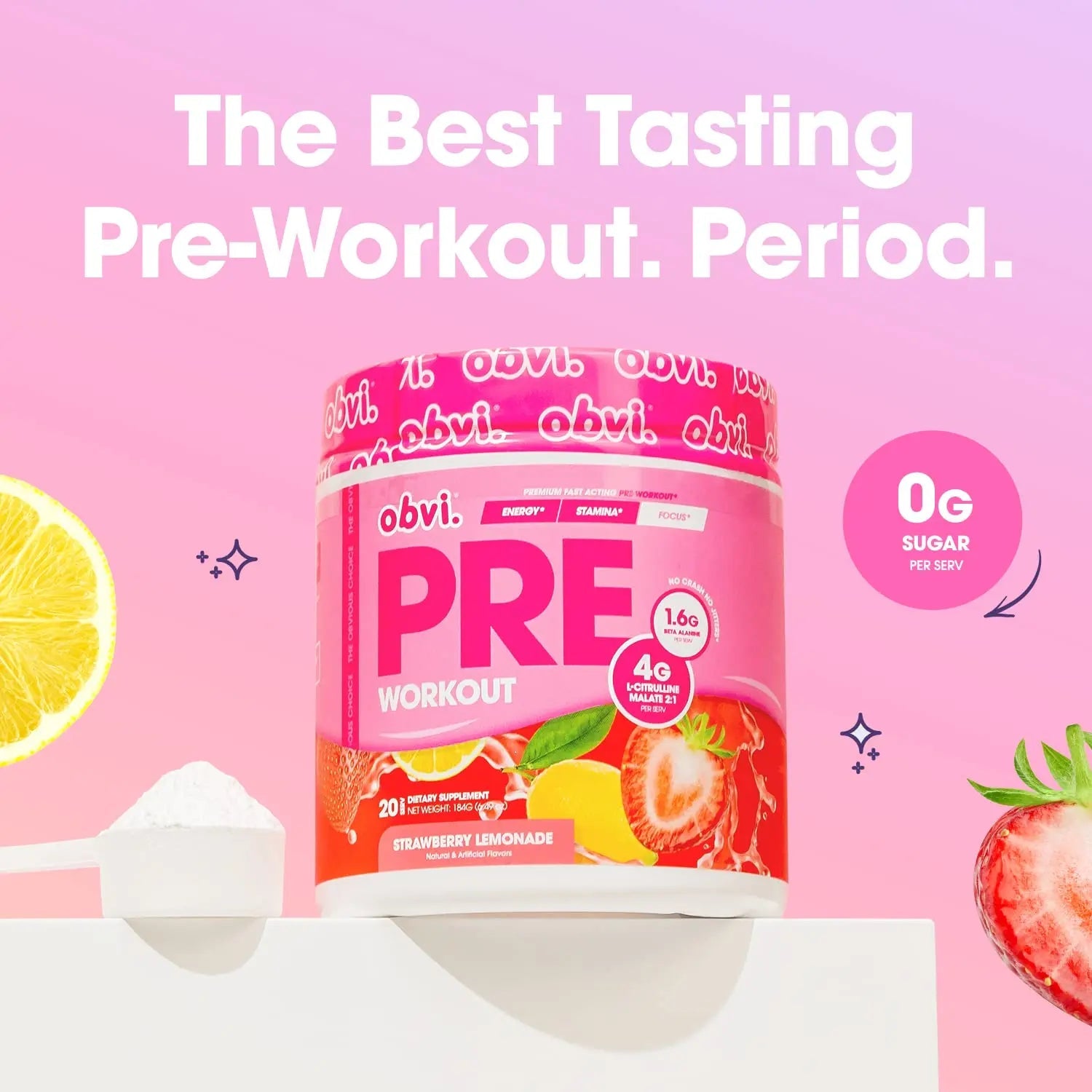 Obvi Pre Workout for Women, Preworkout, Designed for Energy, Stamina and Focus Obvi Au supplements