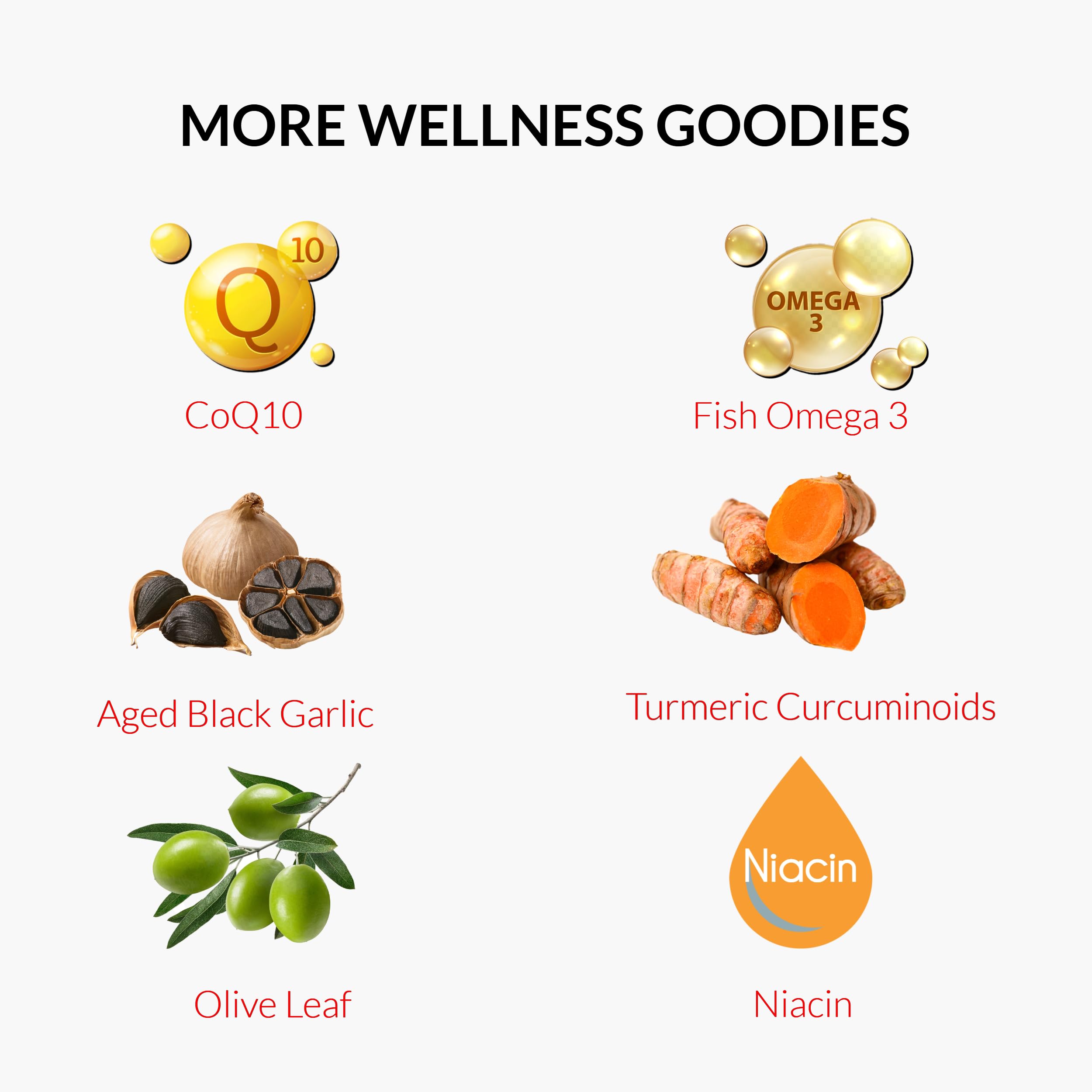 UpNourish Plant Sterols Citrus Bergamot Supplement for High Cholesterol with CoQ10, Omega 3, Olive Leaf, Turmeric Curcumin, Black Garlic and Niacin - 120 Softgels UpNourish Au supplements
