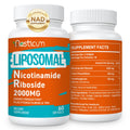 Aesticum 2000 MG Nicotinamide Riboside, NMNH Supplement Alternative, Liposomal Nicotinamide Riboside Supplement with TMG & Pterostilbene - NAD*, Energy, Focus, Immunity, Age Resist - 120 Softgels Aesticum Au supplements