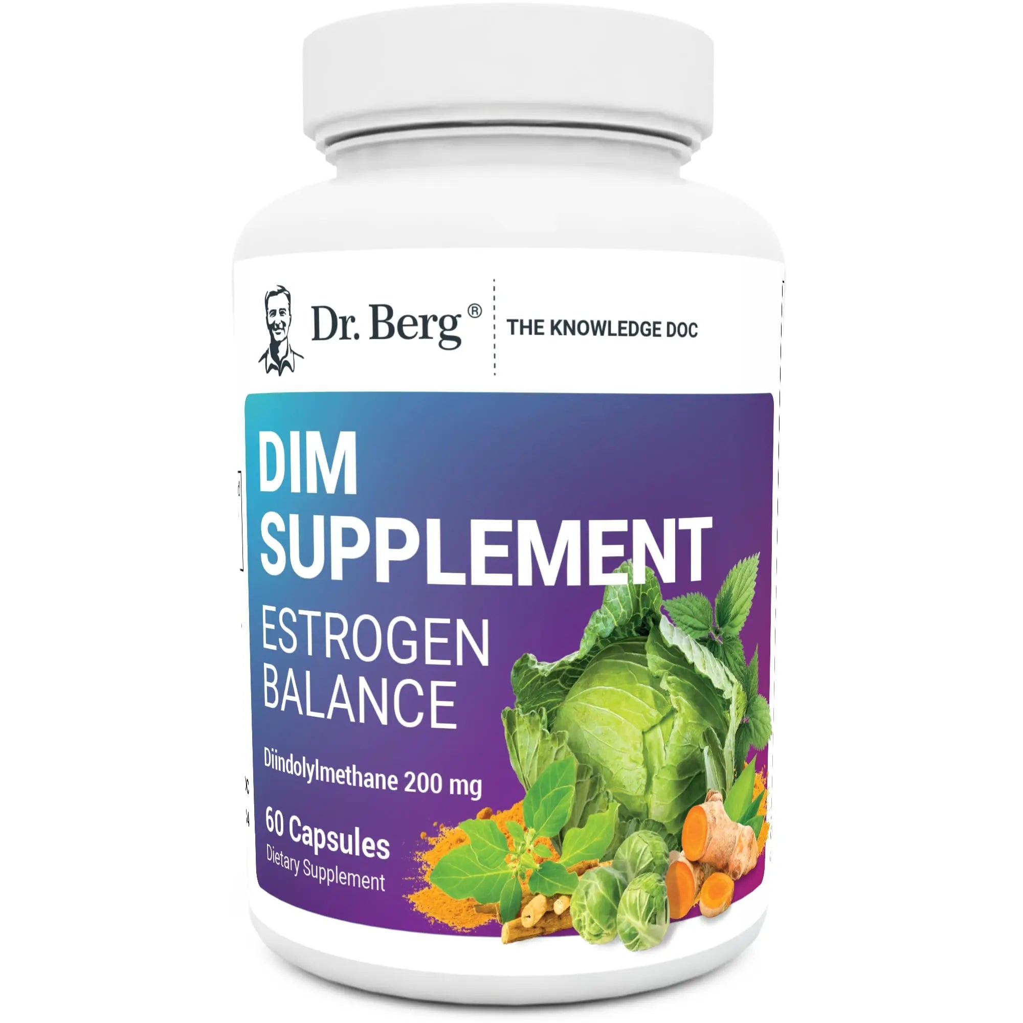 Dr. Berg DIM Supplement Estrogen Balance - Original Estrogen Supplement for Women with Diindolylmethane Dr. Berg Nutritionals Au supplements