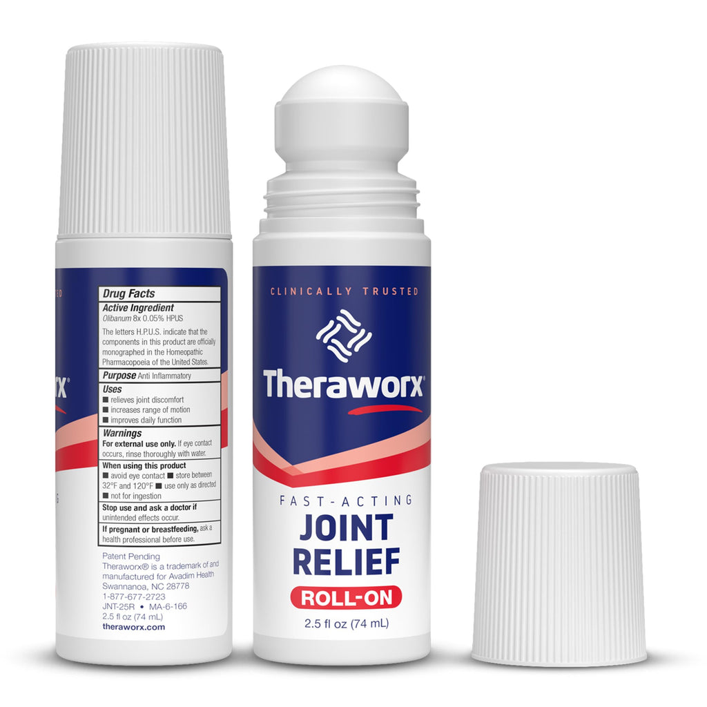Theraworx Fast-Acting Joint Relief Roll-On Joint Discomfort & Inflammation Relief - 2.5 Oz - 2 Count Theraworx Au supplements