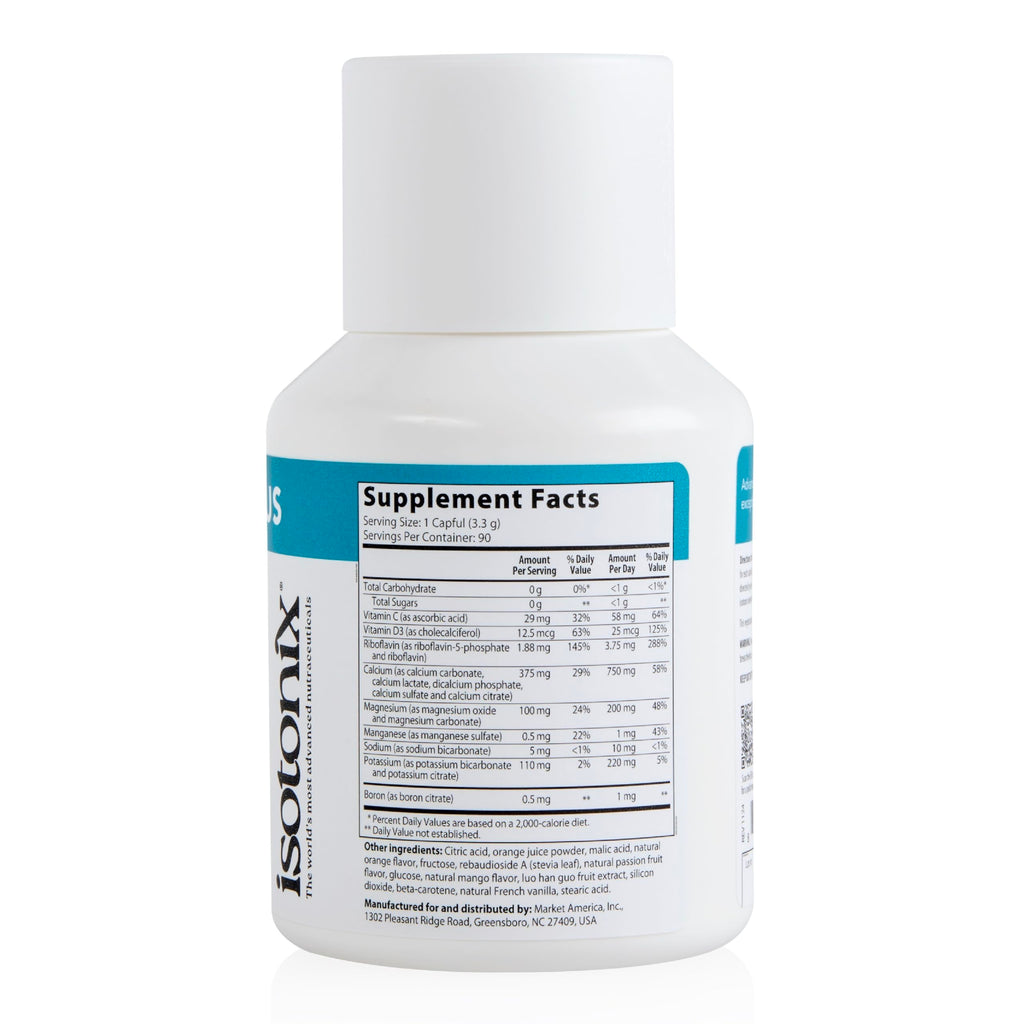 Isotonix Calcium Plus – Calcium Supplement for Women and Men with Magnesium, Vitamin D3, and Vitamin C – Fast Absorbing Isotonic Formula – Calcium Citrate & 5 Salts - 90 Servings Isotonix Au supplements