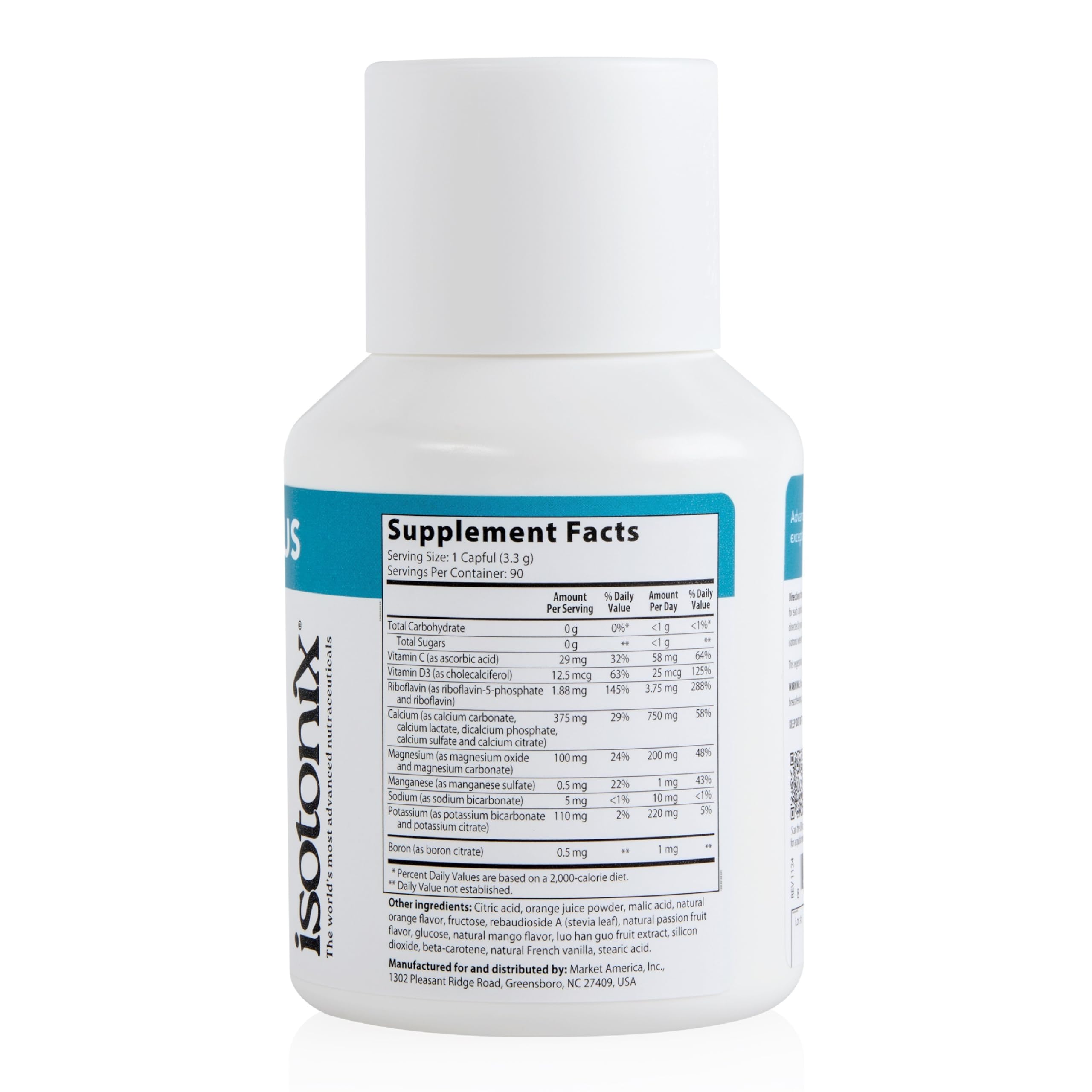 Isotonix Calcium Plus – Calcium Supplement for Women and Men with Magnesium, Vitamin D3, and Vitamin C – Fast Absorbing Isotonic Formula – Calcium Citrate & 5 Salts - 90 Servings Isotonix Au supplements