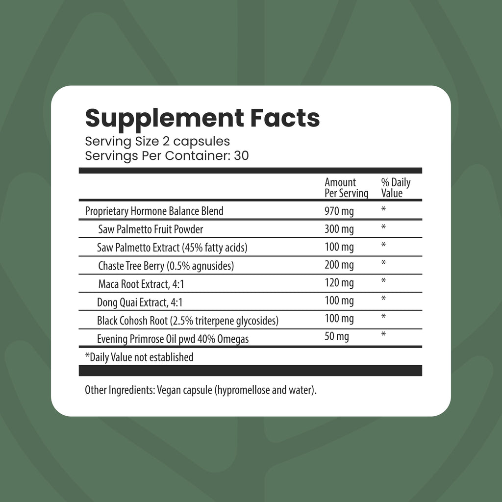 The Spa Dr. Hormone Balance for Women - Menopause Supplements for Women with Saw Palmetto, Chaste Tree Berry, Dong Quai for Night Sweats, Hot Flashes & Mood Swings - Menopause Support - 60 Capsules The Spa Dr. Au supplements