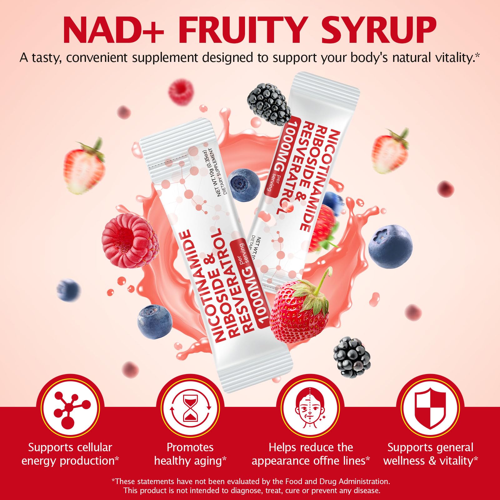bnHUlMXw NAD Liquid Supplement,1000mg Premium Nicotinamide Riboside & Resveratrol,NAD+ Berry Flavor Drink Mix for Skin Aging Support,Boosts Cellular Energy – NAD Supplements for Men & Women,30 Packs bnHUlMXw Au supplements