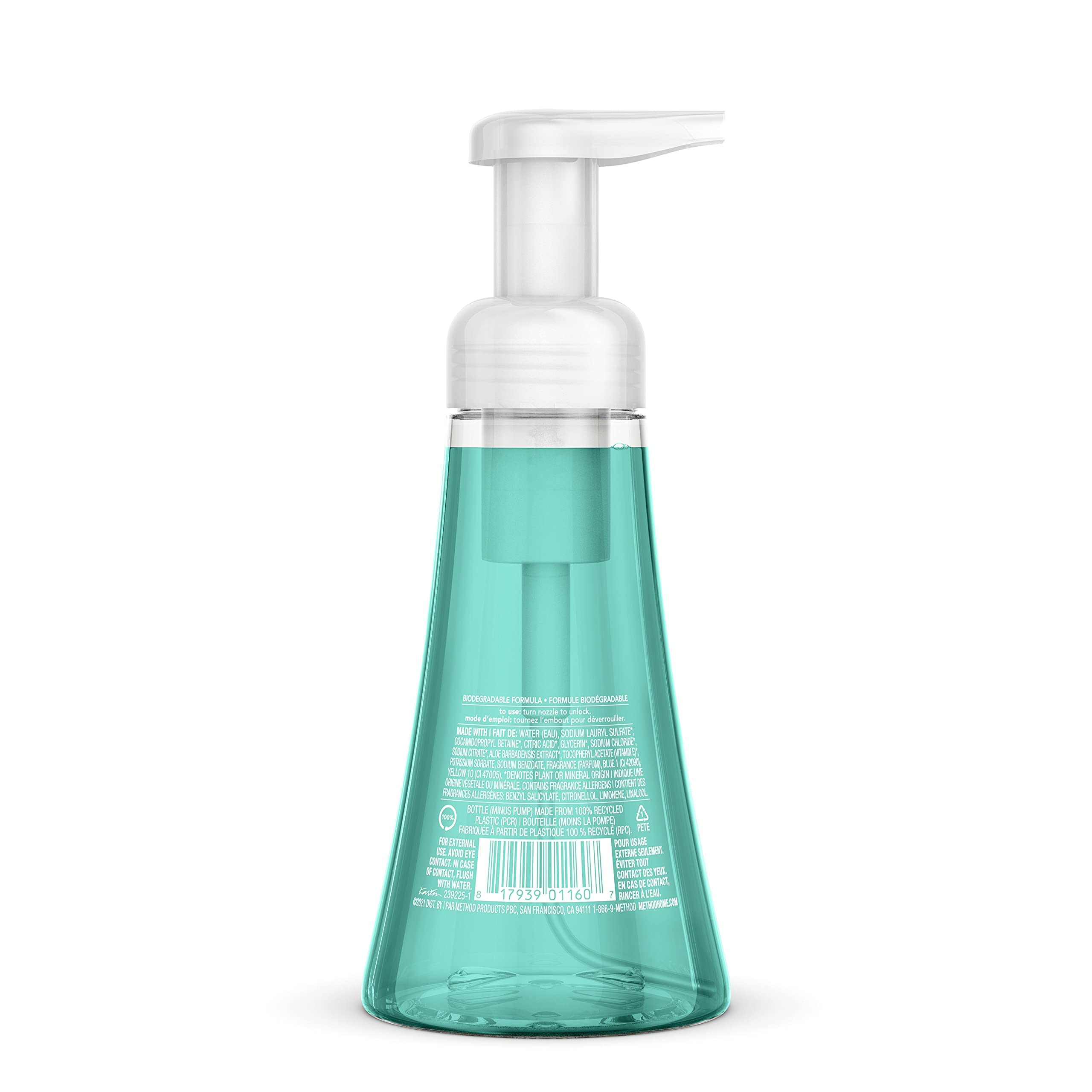 Method Foaming Hand Soap, Waterfall, Paraben and Phthalate Free, 10 Fl Oz (Pack of 1)