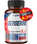 120 Capsules - Berberine Supplement 12800mg with Ceylon, Milk Thistle, Turmeric agobi Au supplements