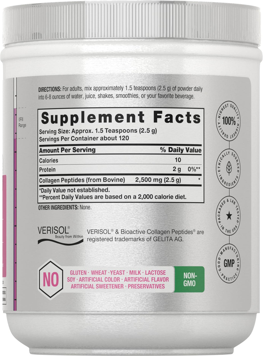Horbäach Skin Rejuvenator with Verisol 10.58 oz | Bioactive Collagen Peptide Powder | Types I and III | Non GMO, Gluten Free Supplement Horbäach Au supplements