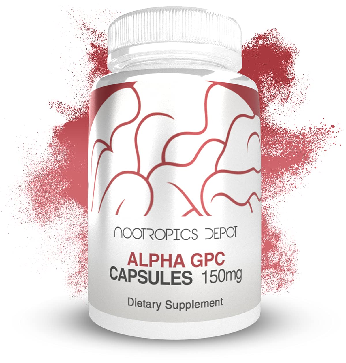 Nootropics Depot Alpha GPC Capsules | 150mg | 60 Count | Choline Supplement | Brain Health Supplement | Supports Healthy Brain Function | Enhance Cognition, Memory + Focus Nootropics Depot Au supplements