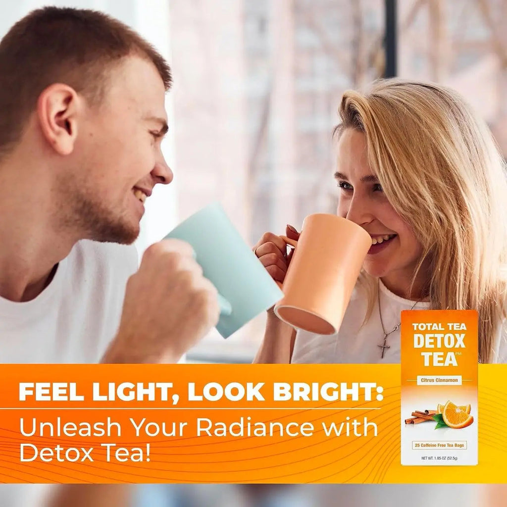 Detox Tea Caffeine Free, Herbal Tea with Chamomile, Hibiscus Tea and Ginger Root Total Tea Au supplements