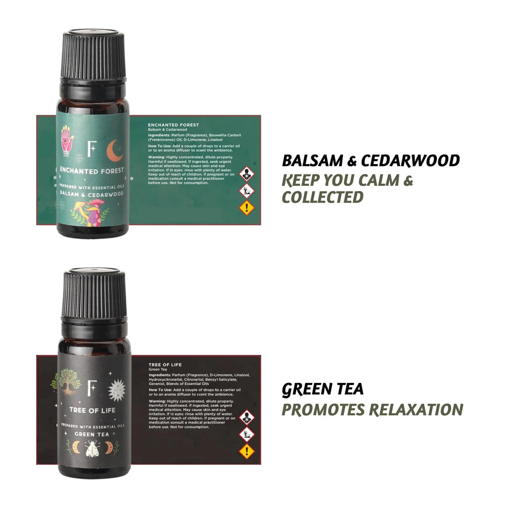 Folkulture Essential Oil Set for Diffuser, Set of 6, Aromatherapy Diffuser Oil Scents for Home Folkulture Au supplements