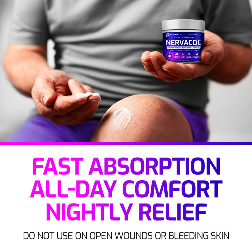 Pharmapulse Neuropathy Cream – Maximum Strength for Feet, Hands, Legs, Toes, Lower Back - Alpha Lipoic Acid, Arnica, Vitamin B6, Aloe Vera, MSM - Effective Soothing Pharmapulse Au supplements