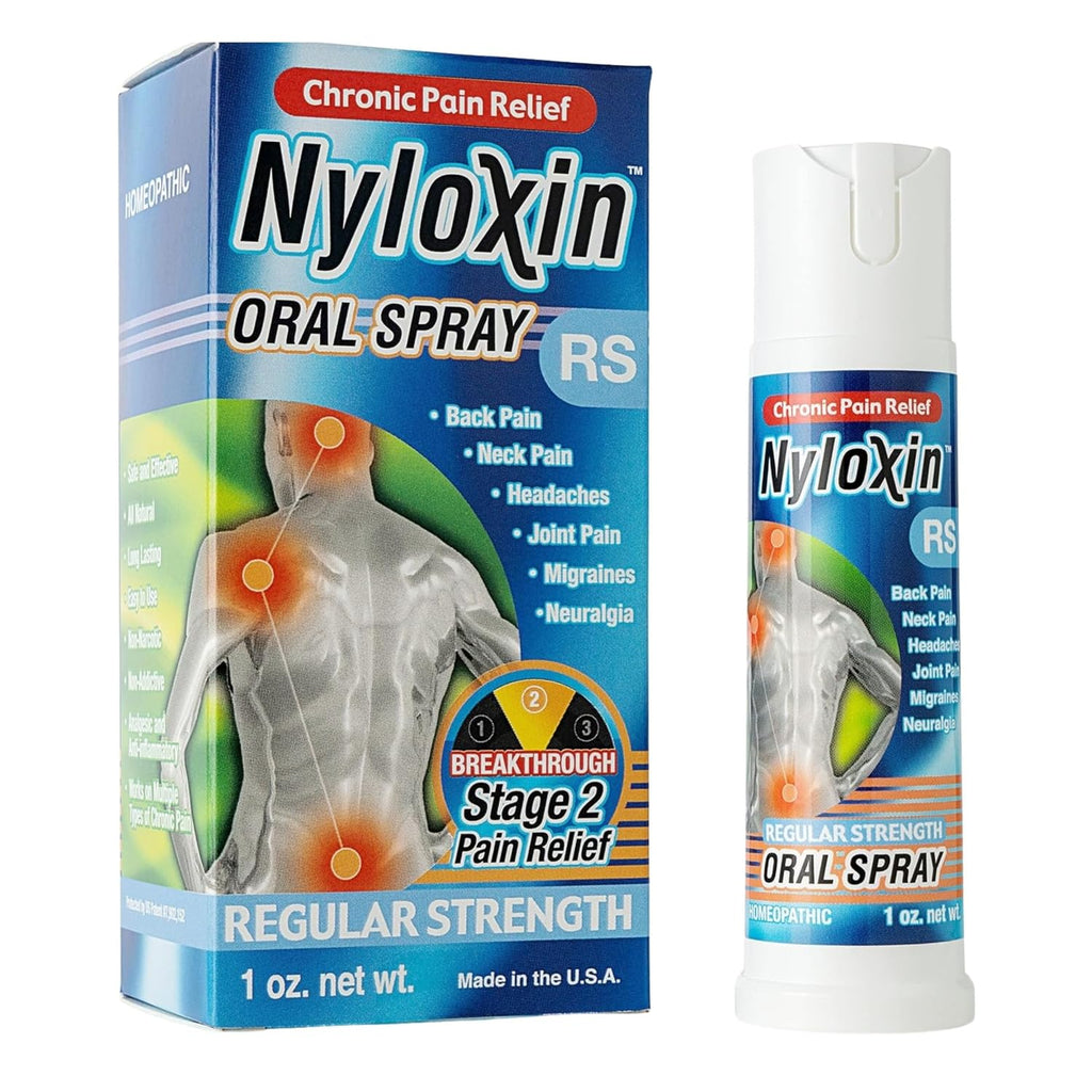 Nyloxin Oral Spray Arthritis Pain Relief, Professional Grade Pain Reliever for Back, Nerve, Knee, Foot, Muscle and Joint Pain Relief and Neuropathy Support (1 oz) (Orange Flavor) Nyloxin Au supplements