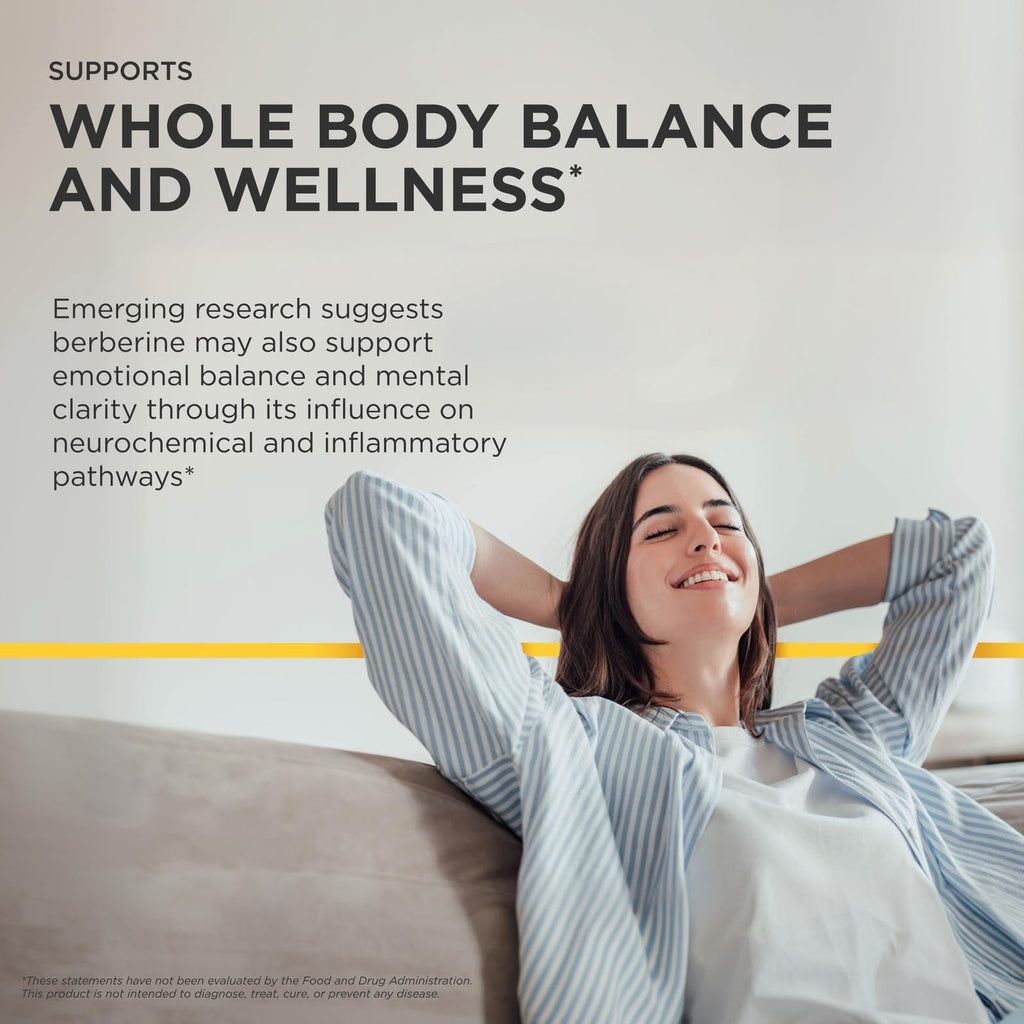 Integrative Therapeutics Berberine - Supports Metabolic Health & Cellular Energy Metabolism - Practitioner-Trusted Quality - Dairy-Free & Gluten-Free