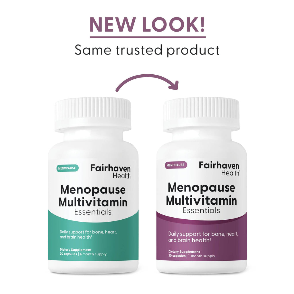 Fairhaven Health Menopause Multivitamin Essentials | Hormone Free Menopause Supplements for Women | Methylated Multivitamin for Women 50 and Over | Non-GMO | Perimenopause Supplements | 30 Capsules Fairhaven Health Au supplements