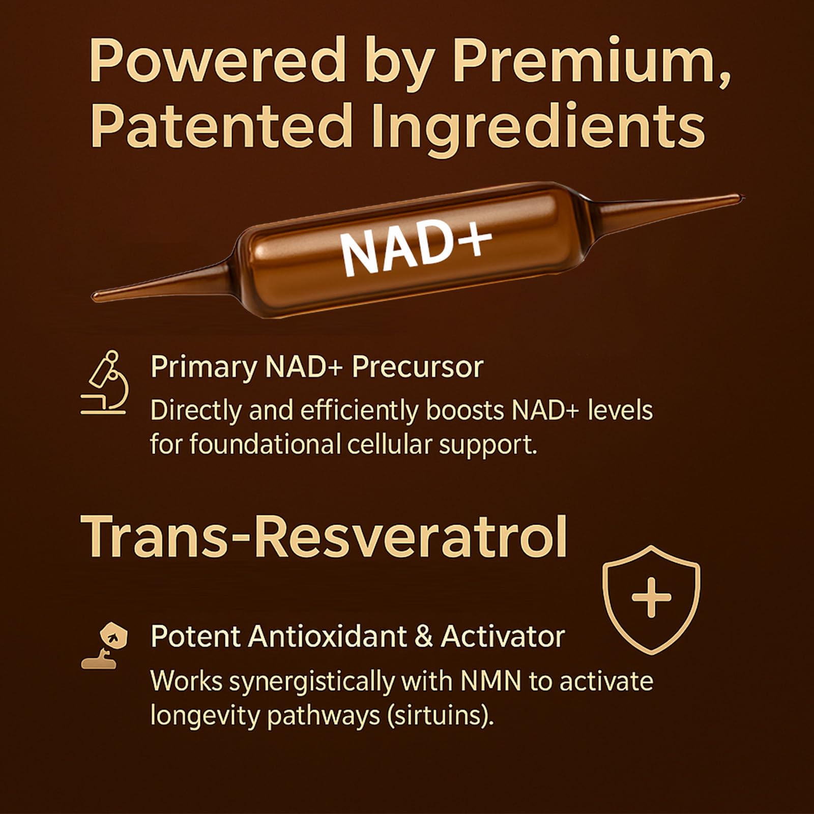 NAD Advanced Cellular Renewal - 1200mg NAD Supplement for Skin Aging Support Energy & Focus - 10 Vials (1) ARSYCHLL Au supplements