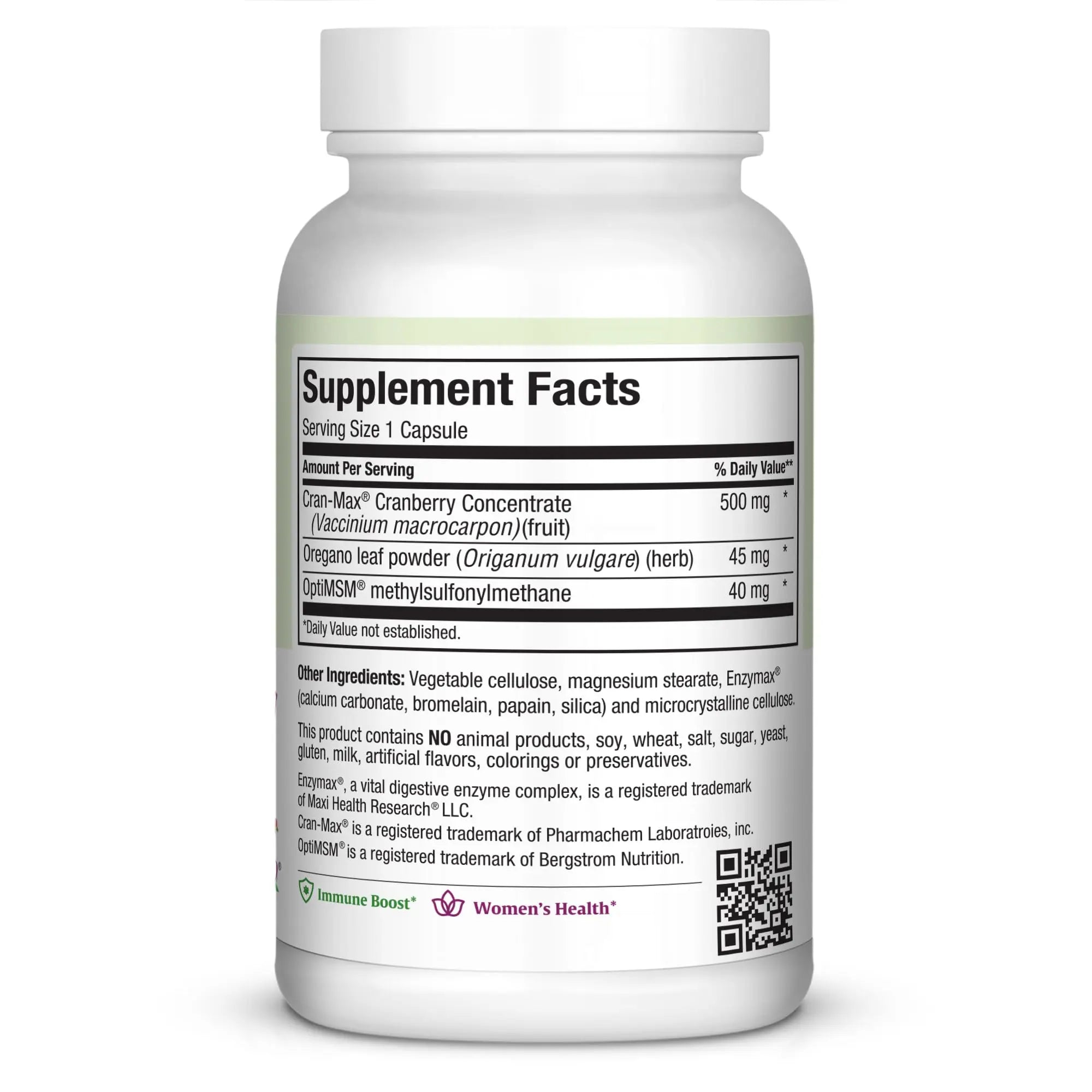 Maxi Health Cranberry Supplement for Urinary Tract & Immune Boost – Cranberry Pills for Women and Men with MSM & Oregano – 120 Capsules Maxi Health Au supplements