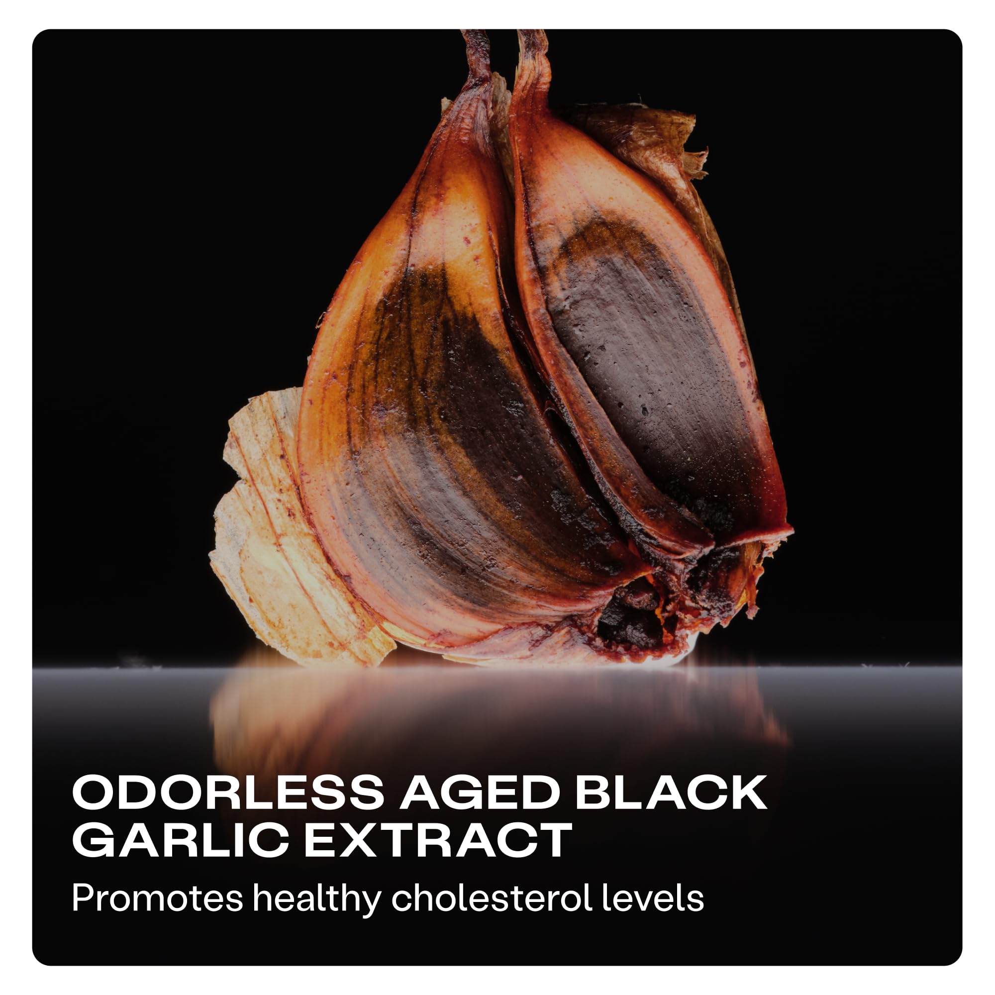 Humann Cholesterol Health Daily, Aged Black Garlic Extract & Citrus Bergamot, Cholesterol & Lipid Support Supplement, 60 Capsules