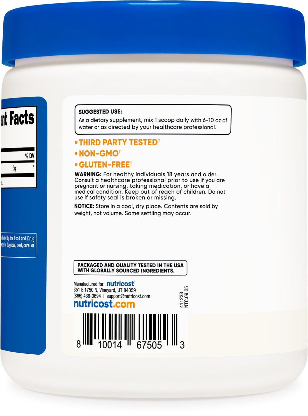 Nutricost L-Citrulline Malate (2:1) Powder (300 Grams)