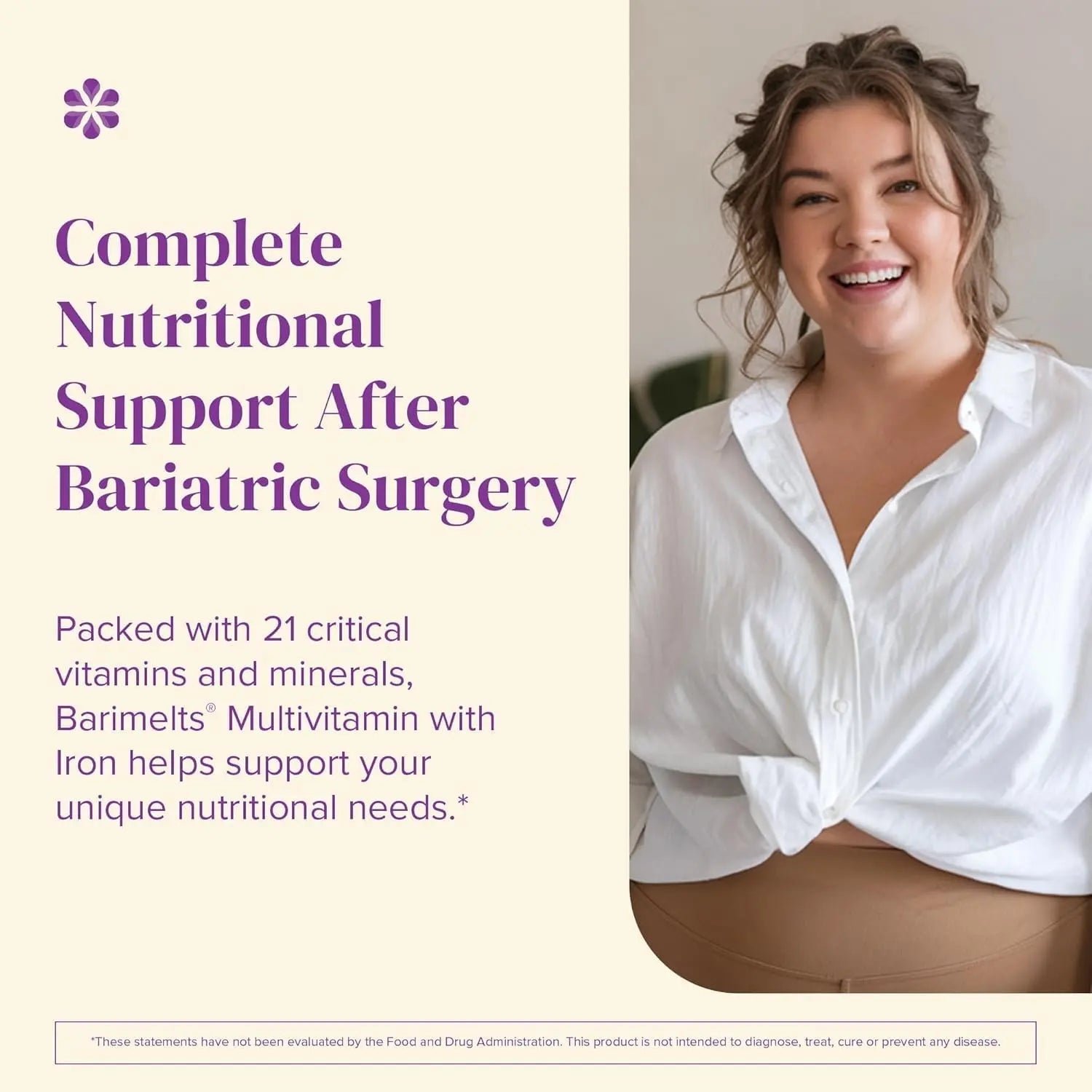 BariMelts Bariatric Multivitamin with Iron - 1 Month Supply (60 Fast-Dissolving Tablets) - Sugar-Free - Post-Op Bariatric Vitamins BariMelts Au supplements