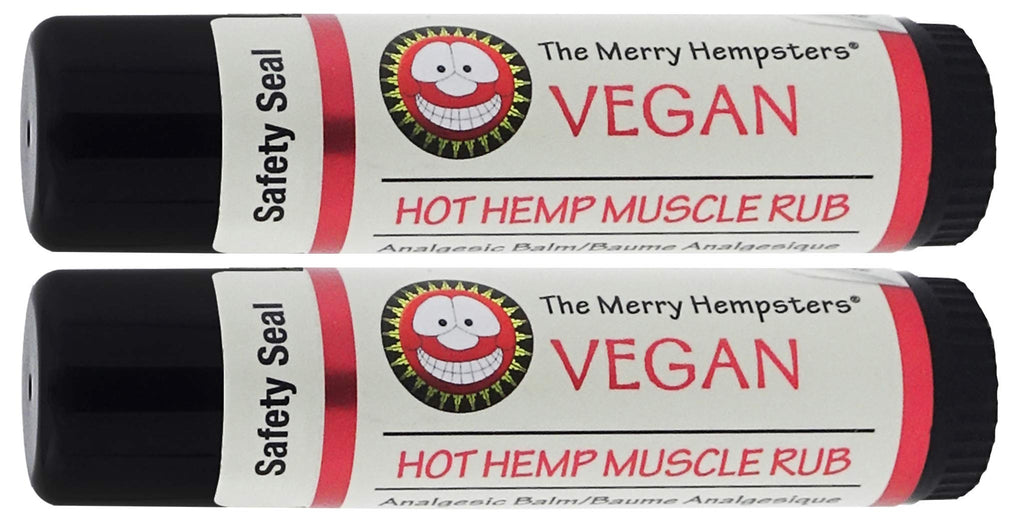 Merry Hempsters Vegan Hot Hemp Muscle Rub Single (2-Pack) The Merry Hempsters Au supplements