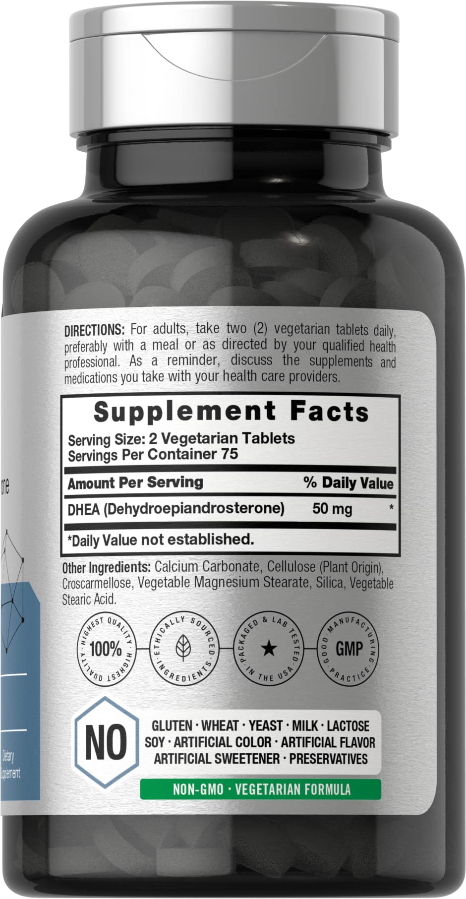 DHEA 50mg 150 Tablets | Non-GMO, Gluten Free Supplement | by Horbaach Horbäach Au supplements