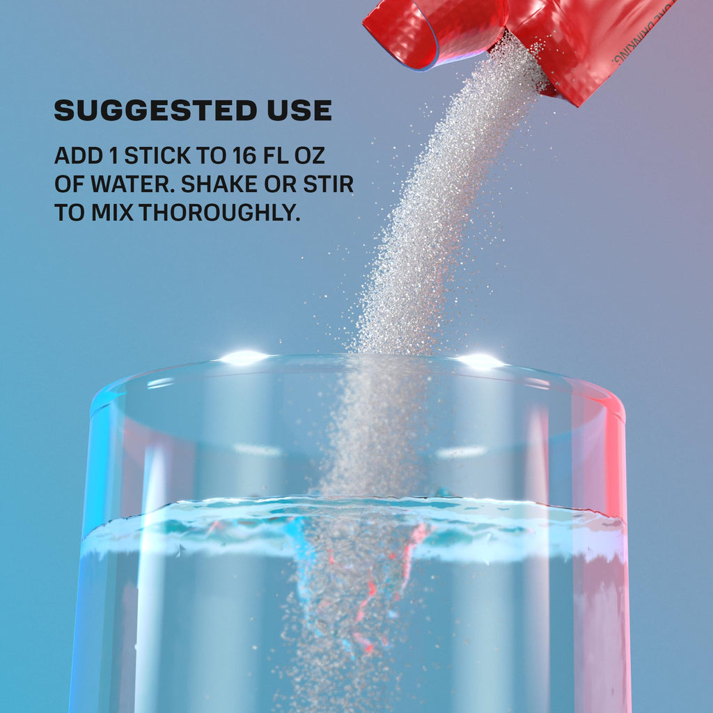 PRIME HYDRATION+ Electrolyte Powder Sticks, Cherry Freeze, Sugar Free Hydration Drink Mix with Potassium, Magnesium & B Vitamins
