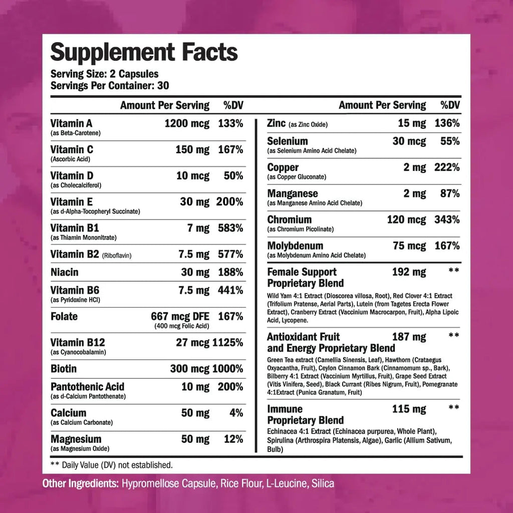 Multivitamin for Women - Womens Multivitamin & Multimineral Supplement Vimerson Health Au supplements