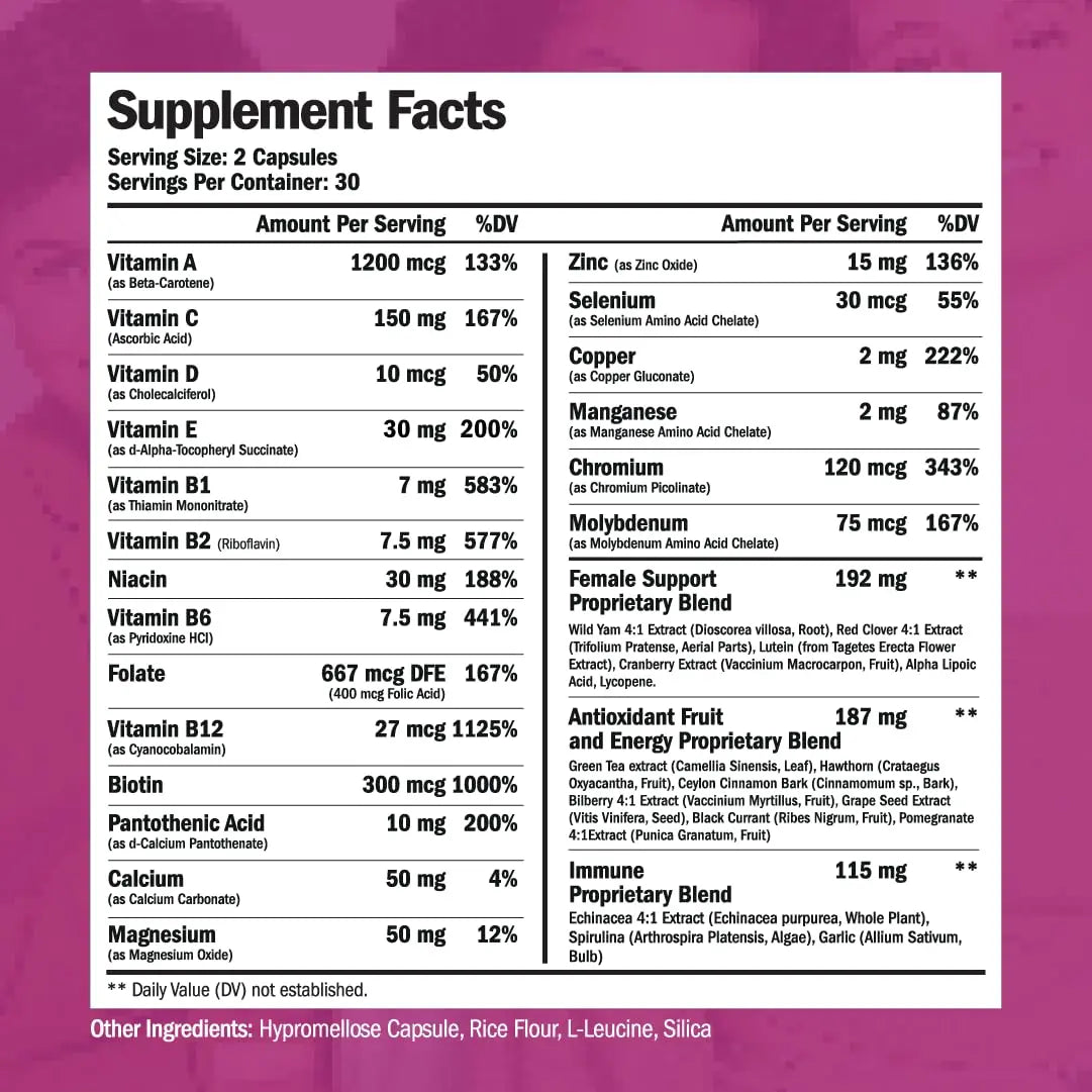 Multivitamin for Women - Womens Multivitamin & Multimineral Supplement Vimerson Health Au supplements