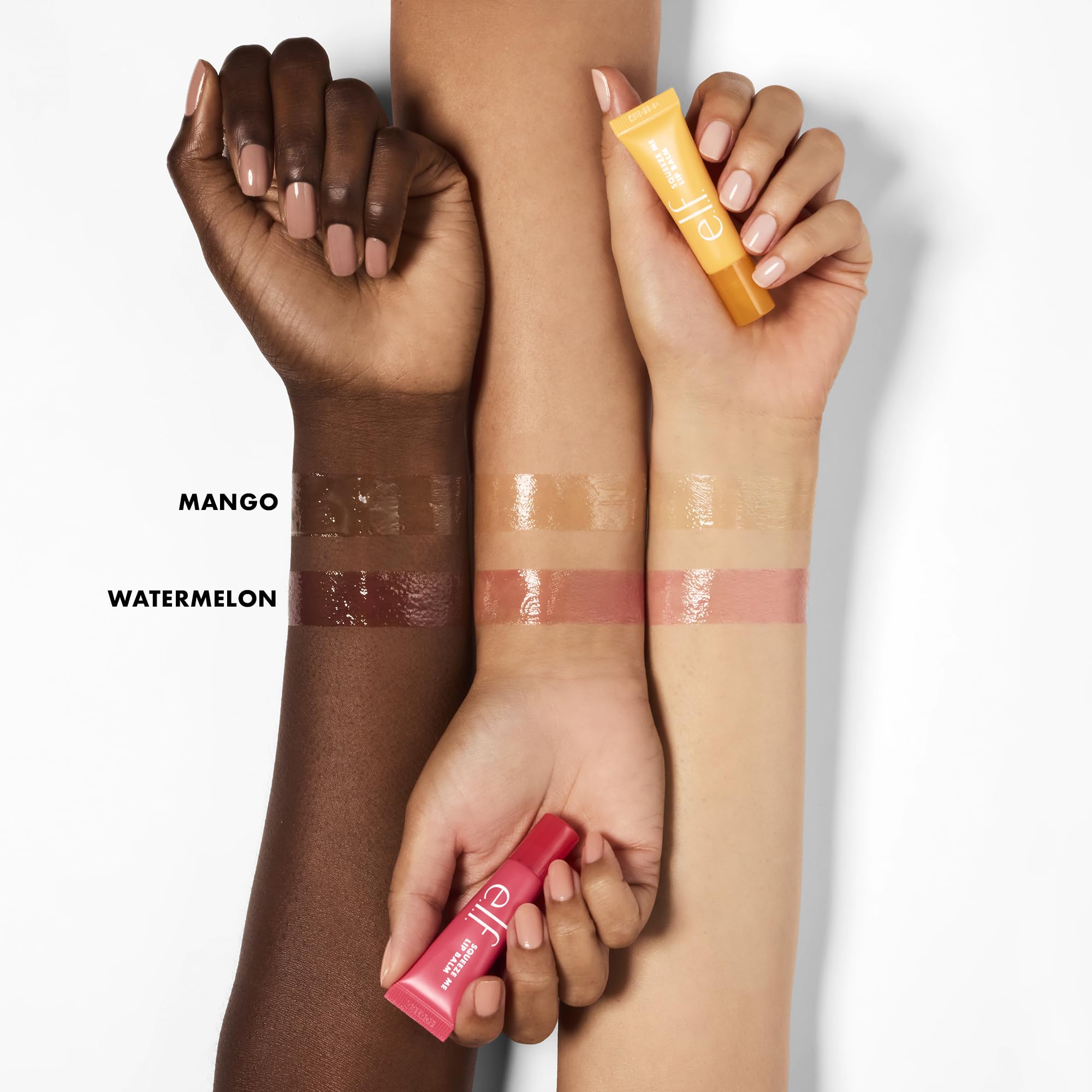 e.l.f. Squeeze Me More Lip Balm Duo, Moisturizing Balm For A Sheer Tint Of Color, Made With Hyaluronic Acid