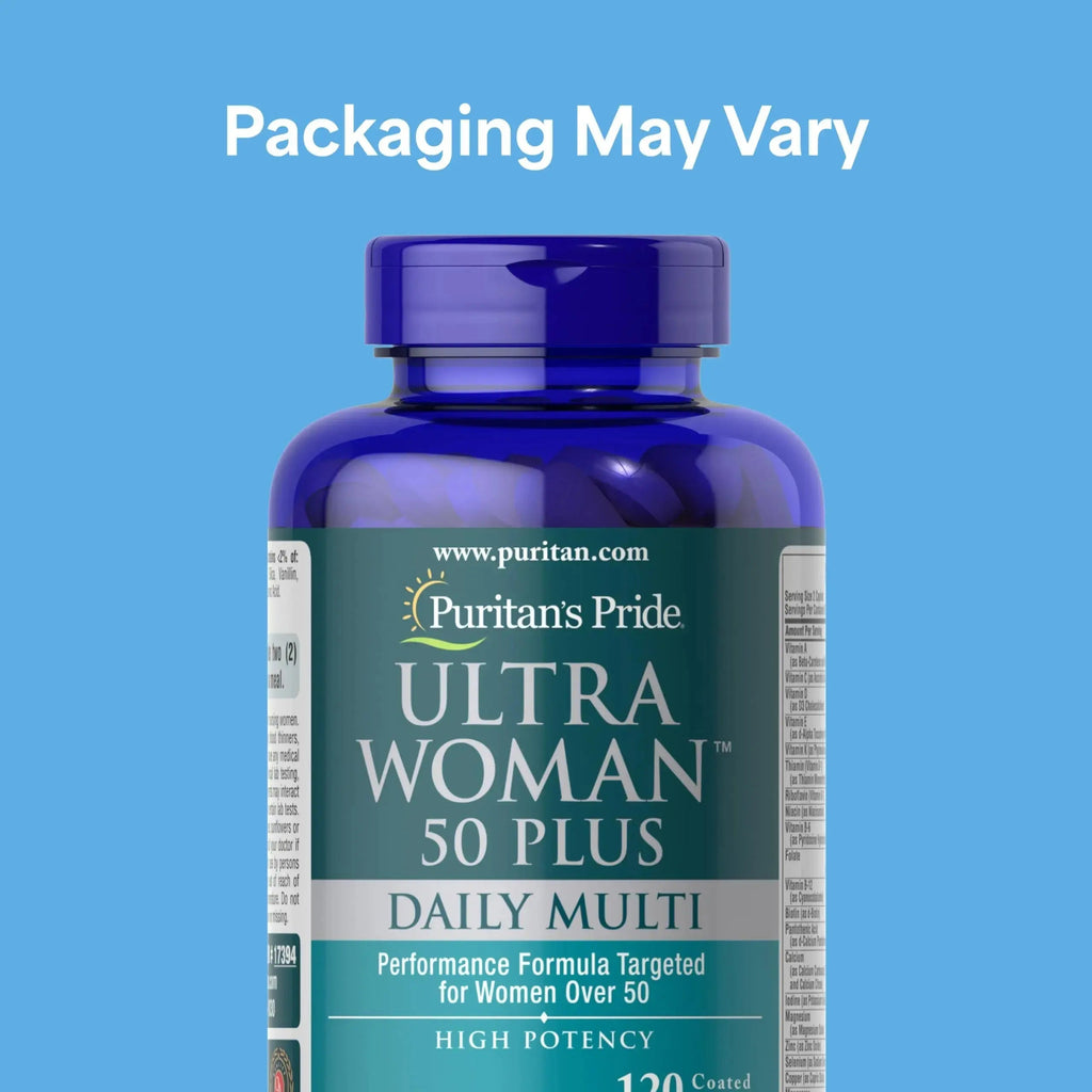 Puritan's Pride Ultra Woman 50 Plus High Potency Performance Time Release Daily Multivitamin with Zinc Puritan's Pride Au supplements