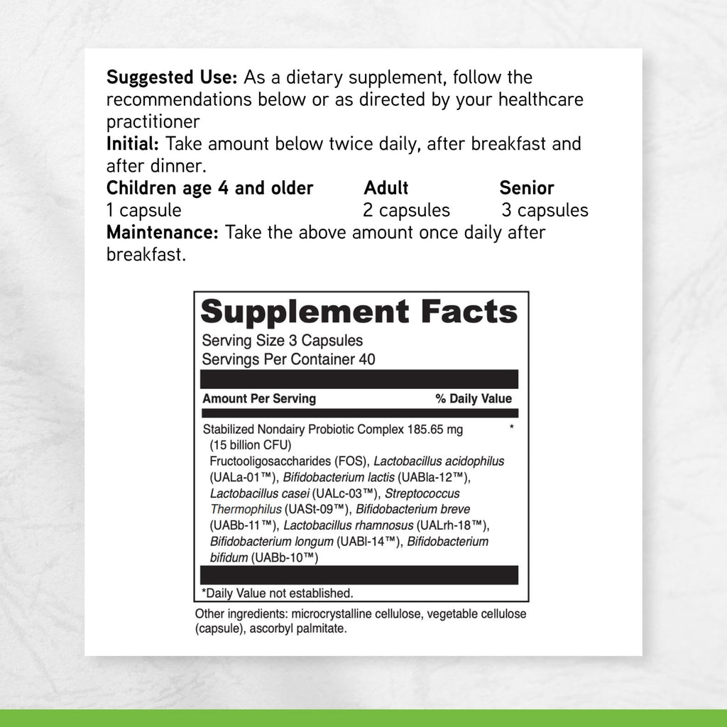 DAVINCI Labs Mega Probiotic ND - Non-Dairy Probiotic Supplement Supports Gut, Digestive & Brain Health* - Gut Health Support Supplement