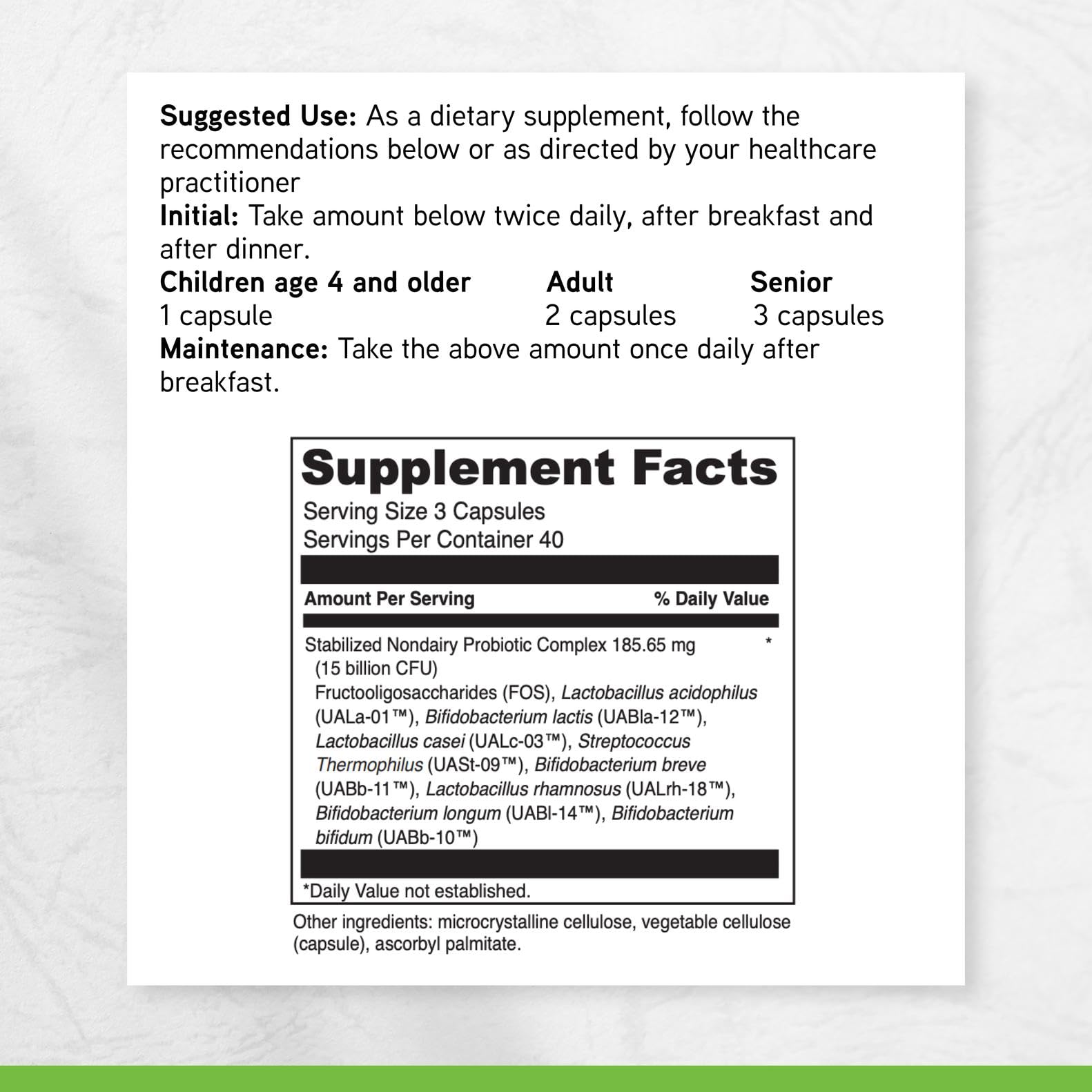DAVINCI Labs Mega Probiotic ND - Non-Dairy Probiotic Supplement Supports Gut, Digestive & Brain Health* - Gut Health Support Supplement
