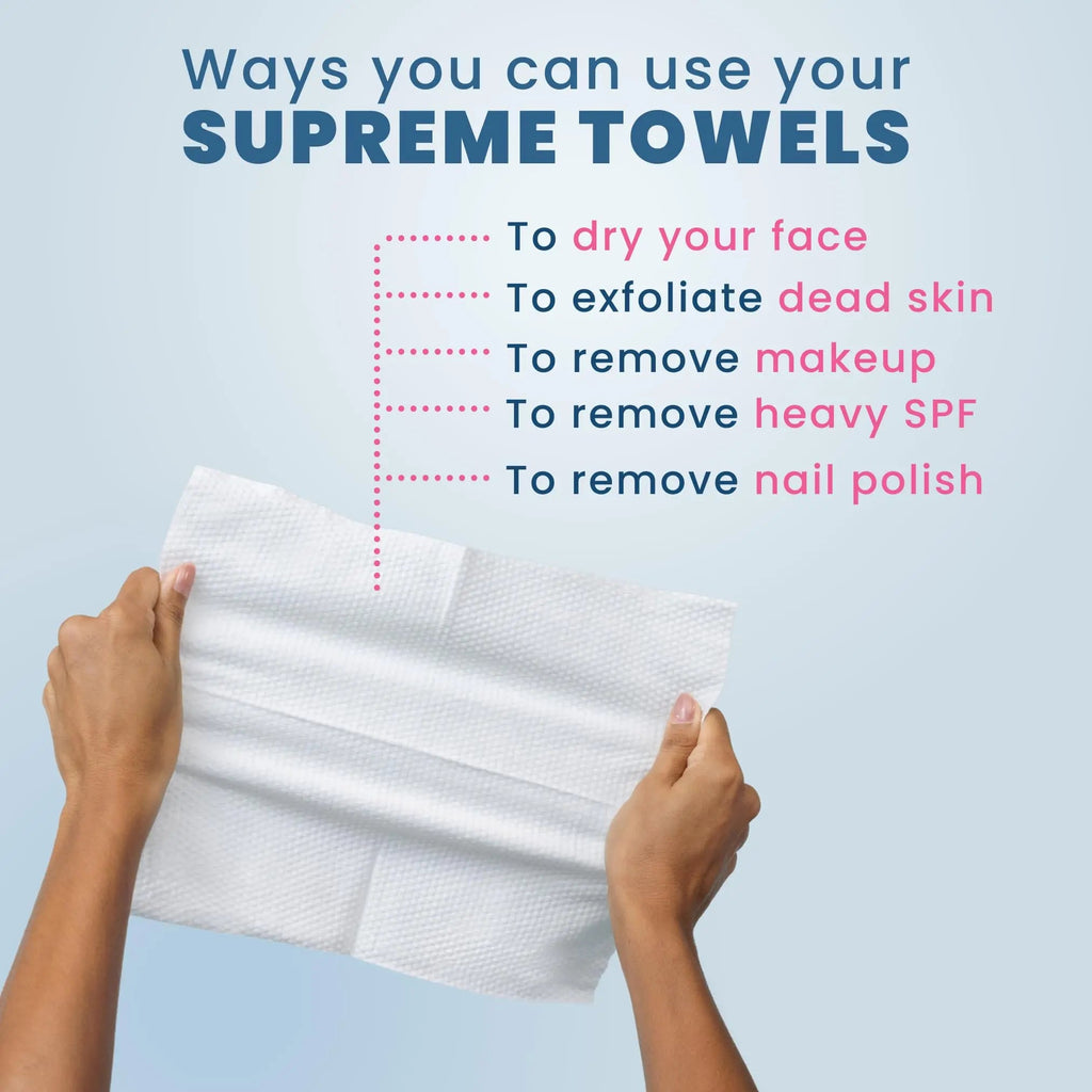 Clean Skin Club Clean Towels XL Supreme, 50 Count, Absorbent, Gentle CLEAN SKIN CLUB Au supplements