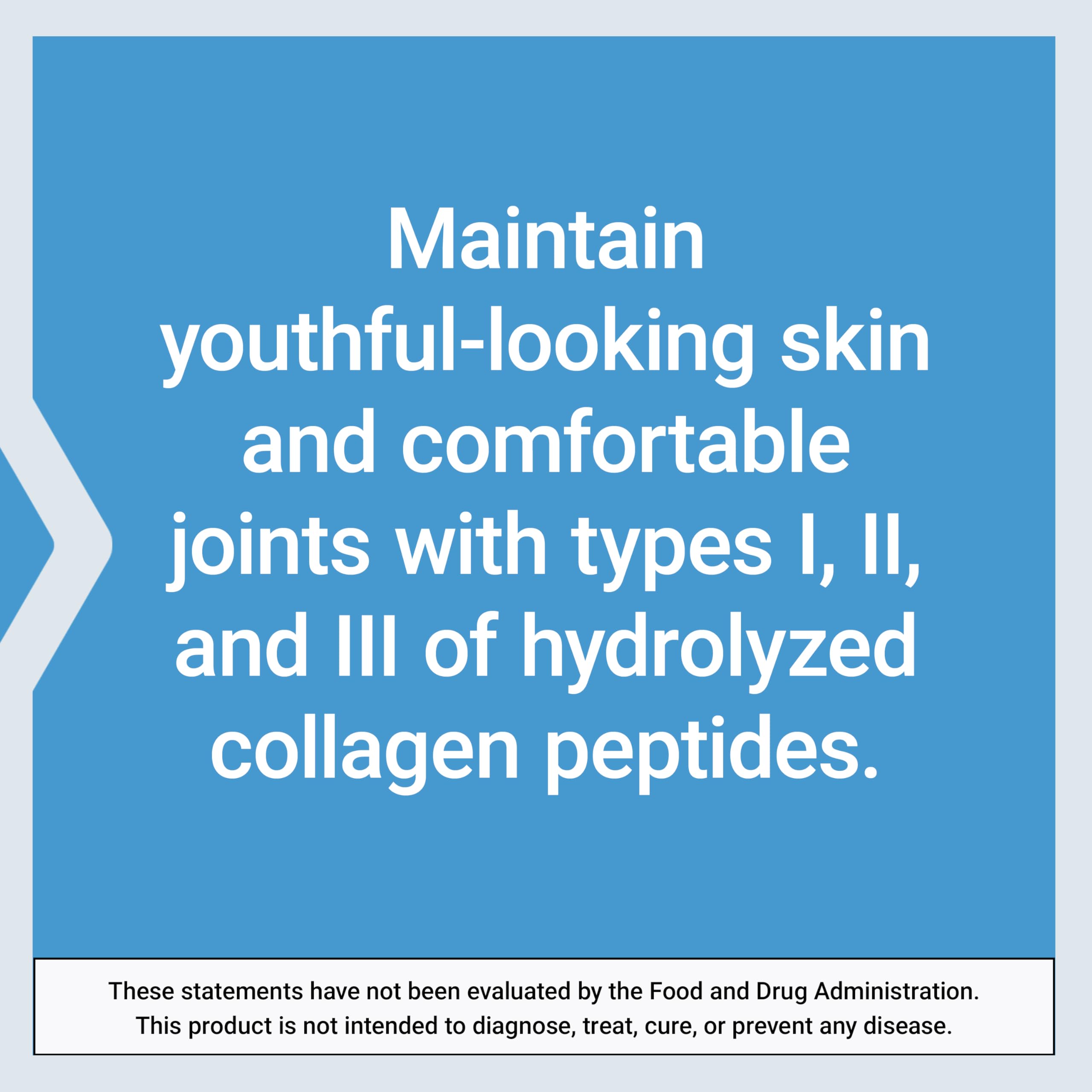 Life Extension Collagen Peptides for Skin & Joints, Collagen Types I, II & III in an Easy-Mix Powder, Gluten Free, Non-GMO, net Weight 343 Grams Life Extension Au supplements