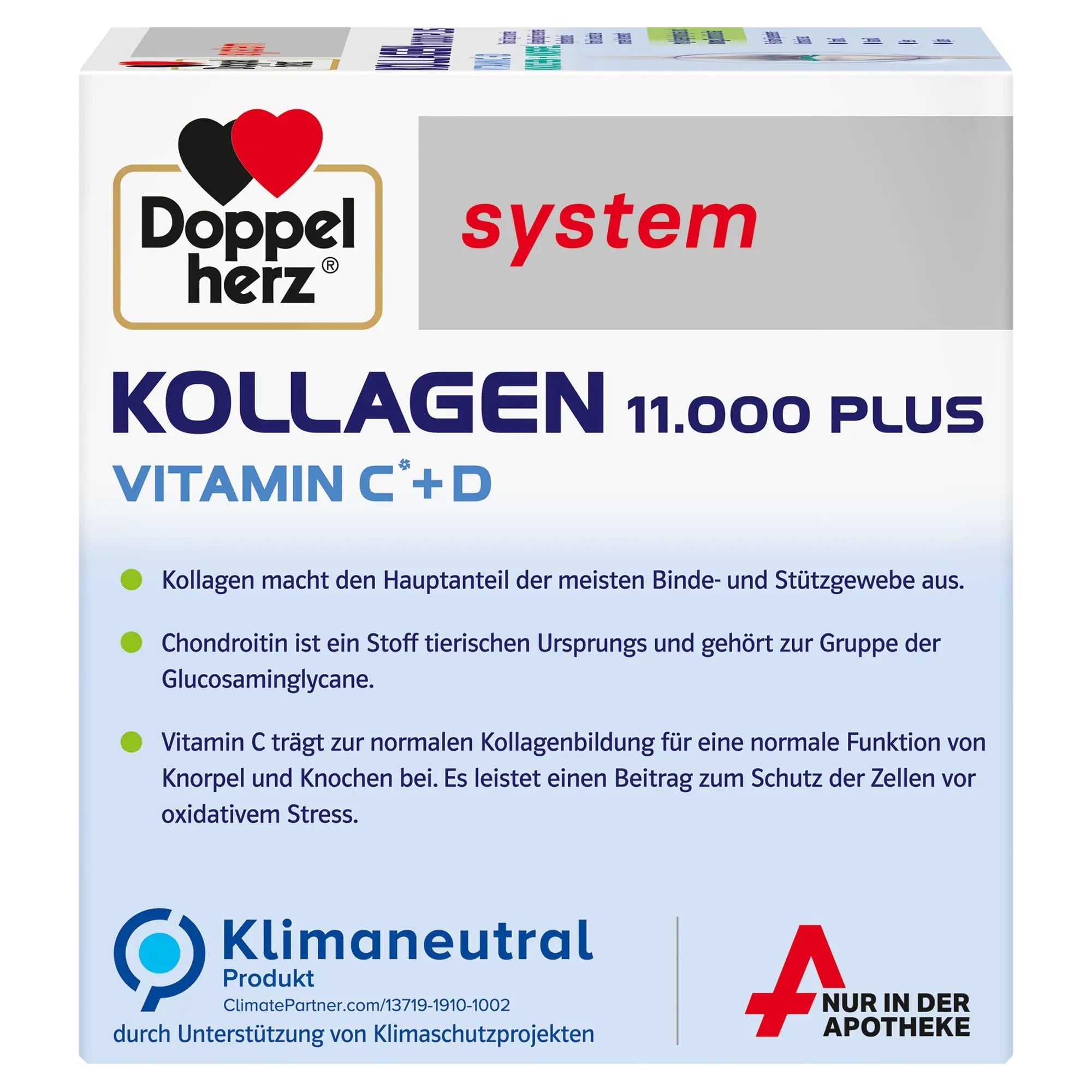 Doppelherz collagen 11,000 ampoules, 30 x 25 ml, PZN:7625039 My Store Au supplements