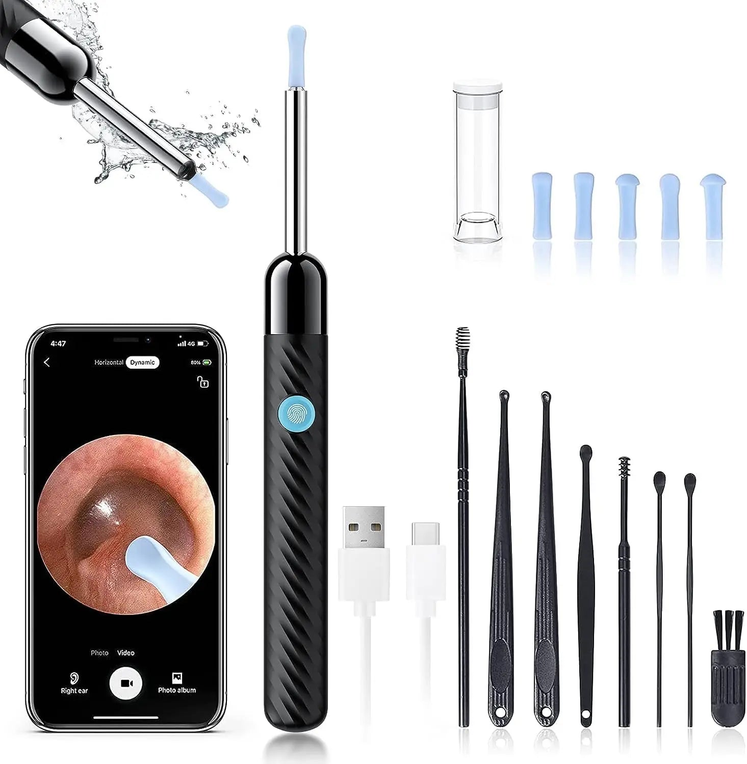 Ear Wax Removal - Earwax Remover Tool with 8 Pcs Ear Set - Ear Cleaner LEIPUT Au supplements