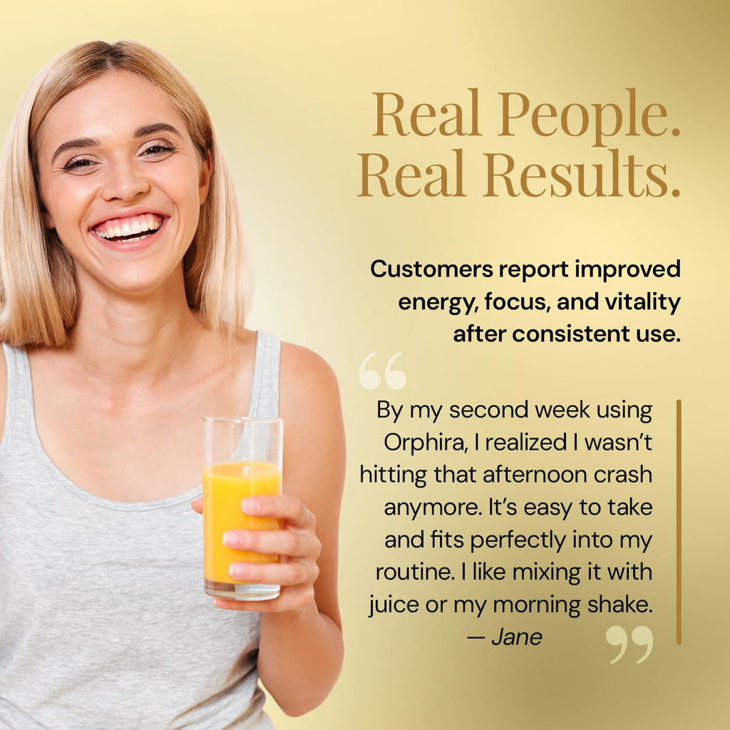 Orphira Liquid Liposomal NAD+ Supplement - 10x Better Absorption for Cellular Energy, Mental Clarity, Healthy Aging & Vitality Support - Enhanced NAD Plus, Vegan, Non-GMO - 30 Servings (4 fl oz) Orphira Nutrition Au supplements