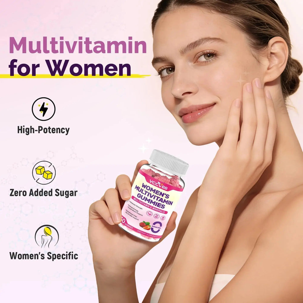 VCCVBB All-in-One Women's Multivitamin Gummies with Complete Vitamin & Mineral Complex, Herbal Blends for Energy, Overall Health VCCVBB Au supplements