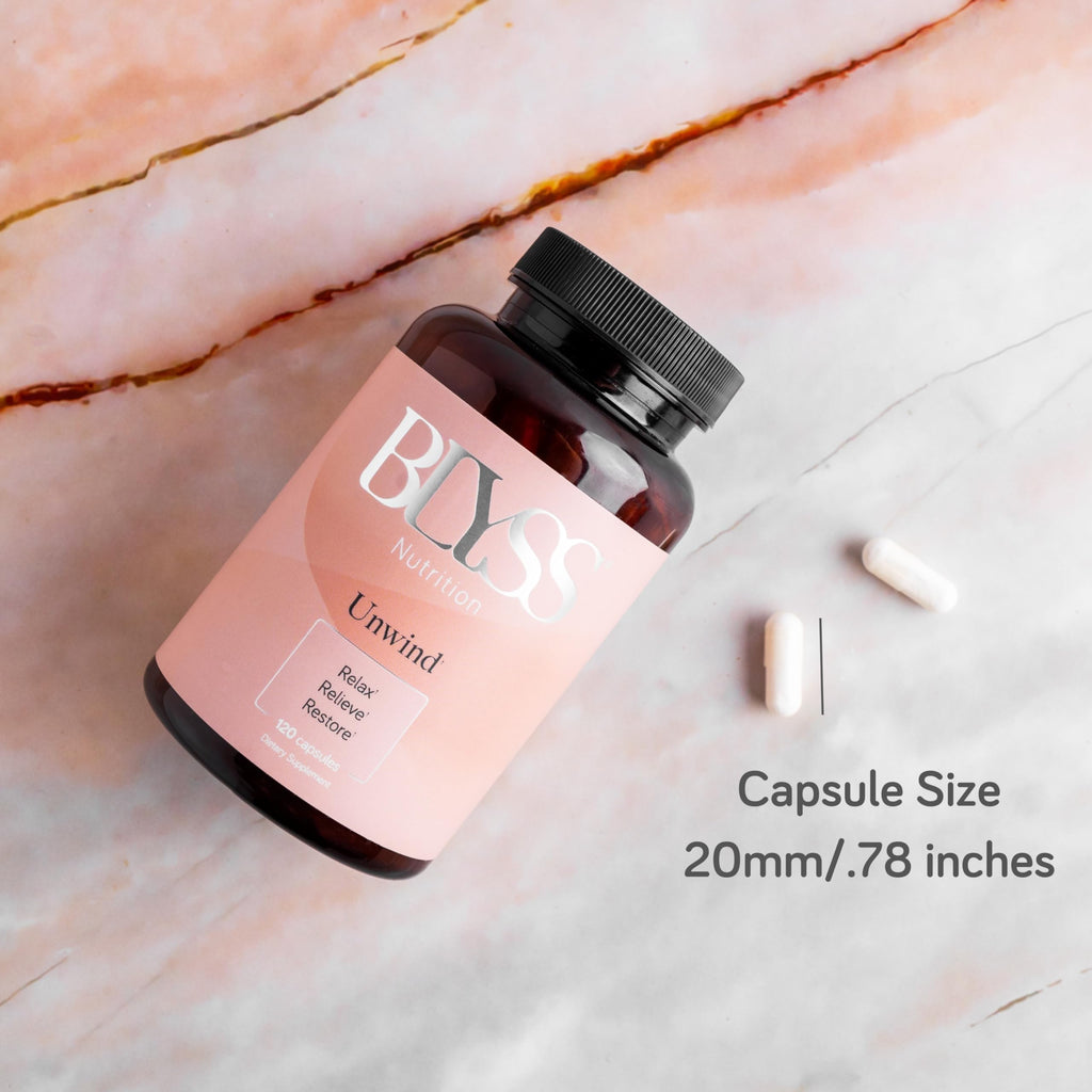 BLYSS Nutrition Magnesium Bisglycinate Capsules for Women - 200mg Chelated Glycinate Magnesium Supplement - Natural Supplements to Support Sleep,