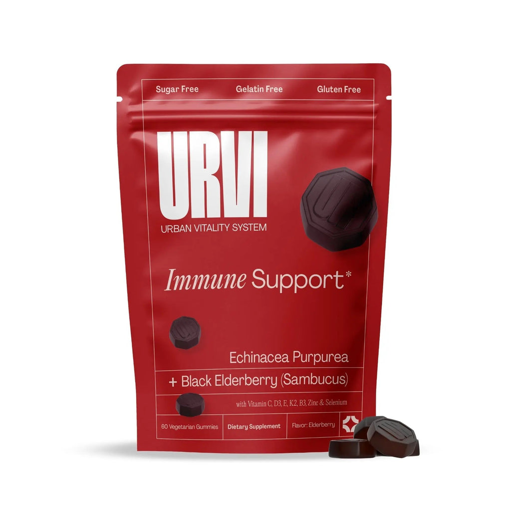 URVI® Immune Support Gummies - Vitamin C, D3 K2, E, Niacin, Zinc & Selenium with Elderberry & Echinacea URVI Au supplements