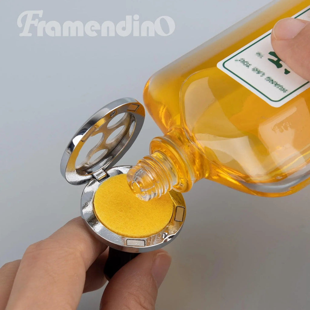 Framendino, 2 Pack Dog Paw Print Locket for Essential Oil Diffuser with 20 Felt Refill Pads Framendino Au supplements