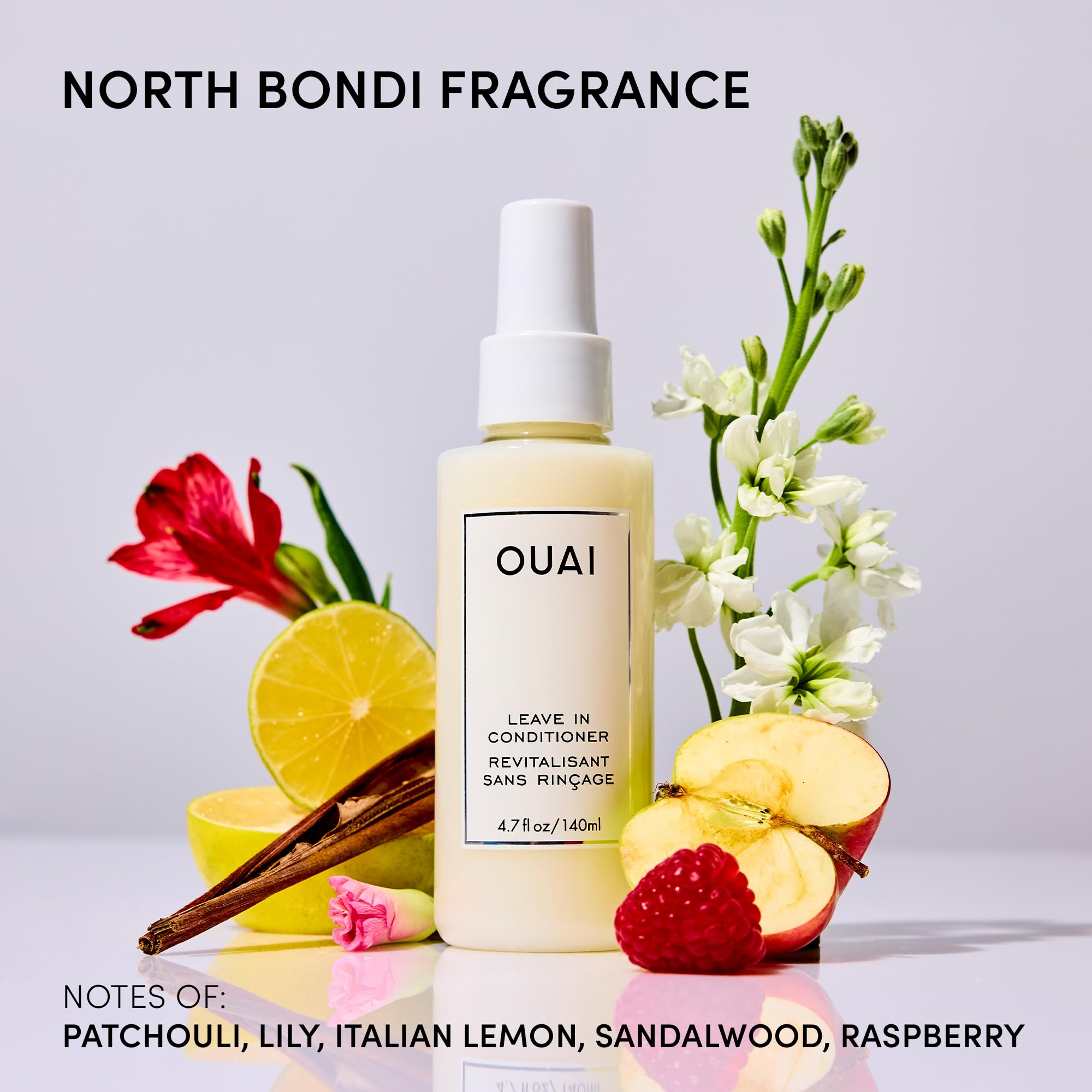 OUAI Leave In Conditioner & Heat Protectant for Hair - Prep Hair for Styling or Use as Detangling Spray to Fight Frizz & Flyaways - No Parabens, Sulfates or Phthalates (4.7 oz) OUAI Au supplements