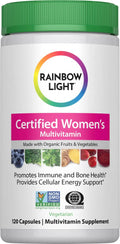 Rainbow Light Multivitamin for Women | 120 Capsules | with Organic Fruits and Vegetables | Vegetarian, Non-GMO Rainbow Light Au supplements