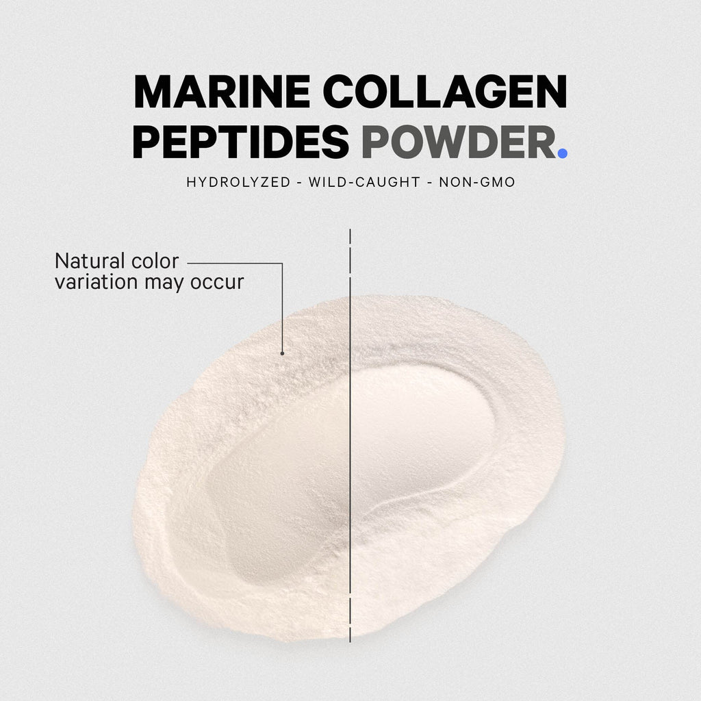 Codeage Marine Collagen Powder - Wild-Caught Hydrolyzed Fish Collagen Peptides - Type 1 & 3 Collagen Protein Supplement - Amino Acids for Skin, Hair, Nails - Paleo Friendly, Non-GMO, 15.87 Ounces Codeage Au supplements