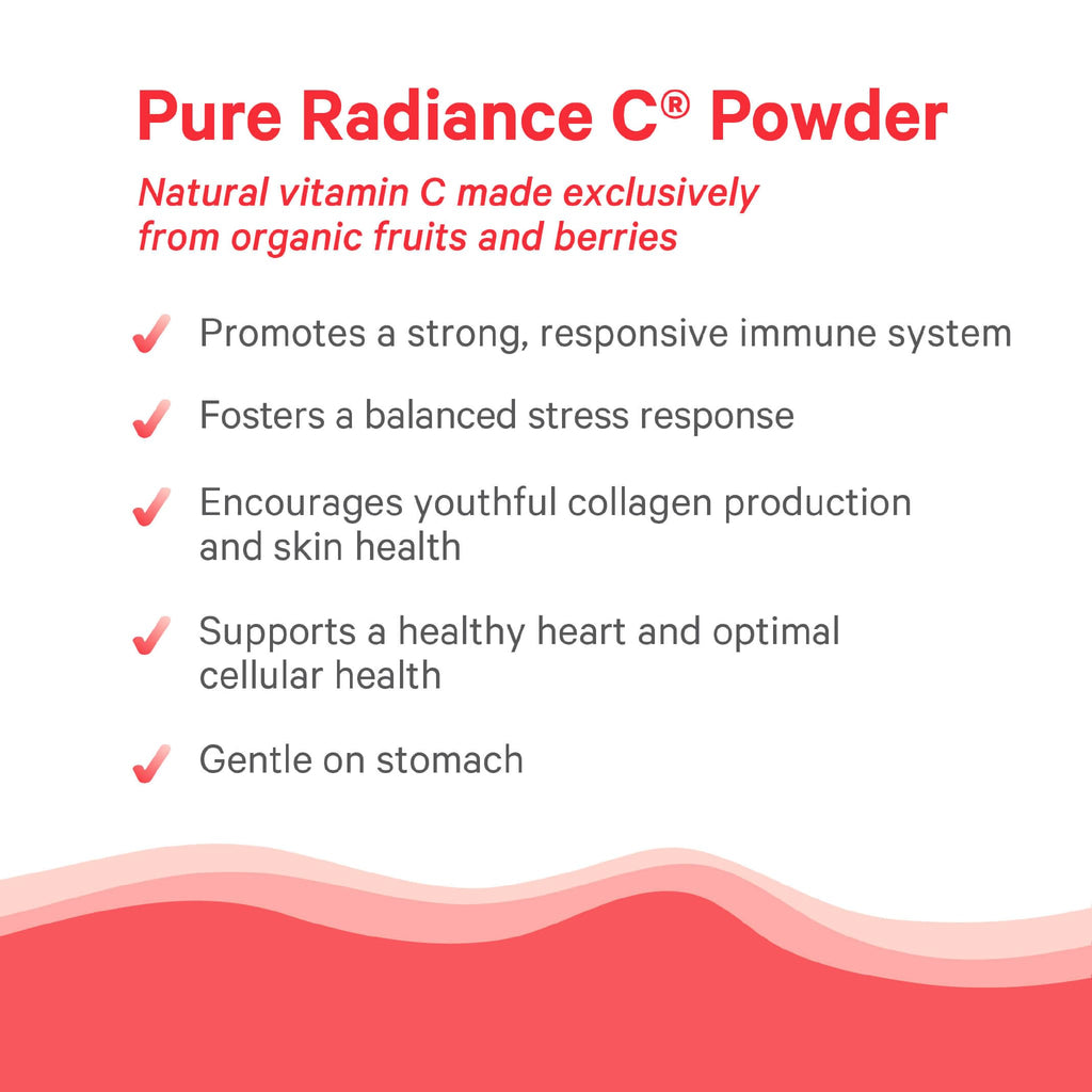 PURE SYNERGY Pure Radiance C | Organic Vitamin C Capsules | 100% Natural, Whole Food, Non-GMO Supplement with Organic Camu Camu
