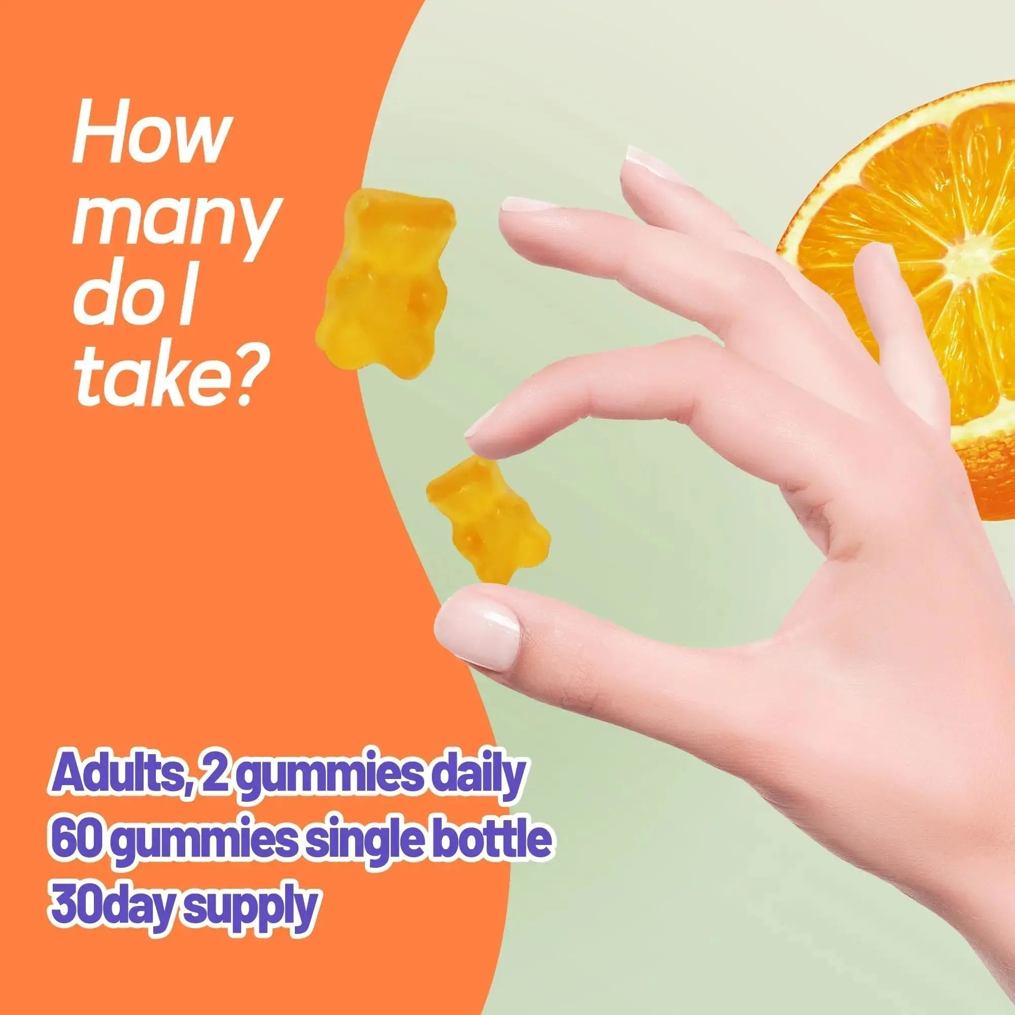 Faroromy Multivitamin Gummies for Adult 5200mcg Biotin, Citrus Flavored Daily Multivitamins with Vitamins A, C, D3, E, B6 and B12 Faroromy Au supplements