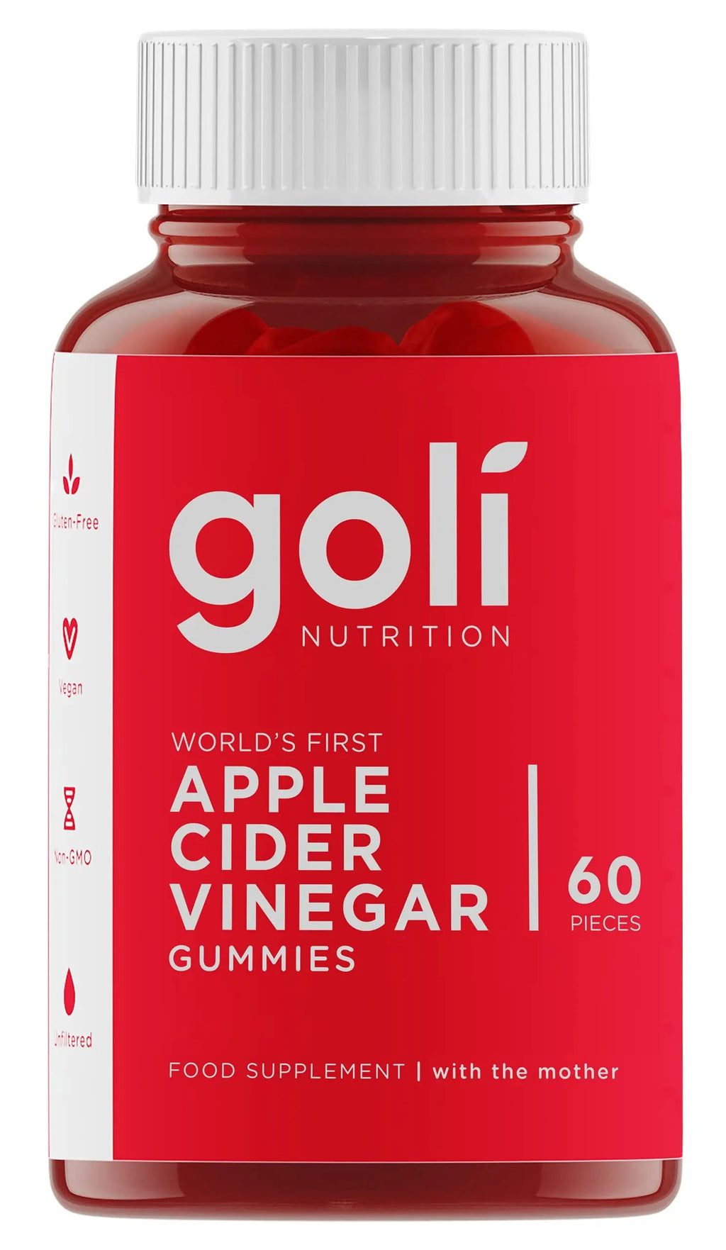 Goli Nutrition Goli nutrition World's First Apple Cider Vinegar Gummies 60 Count, 60 Count Goli Au supplements