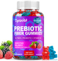 Prebiotic Fiber Gummies, 5g Fiber per Serving, 2 Billion CFU Bacillus Coagulans + Vitamin D3, Sugar Free Pectin Mixed Berry Gummies, Inulin (FOS) + Acacia