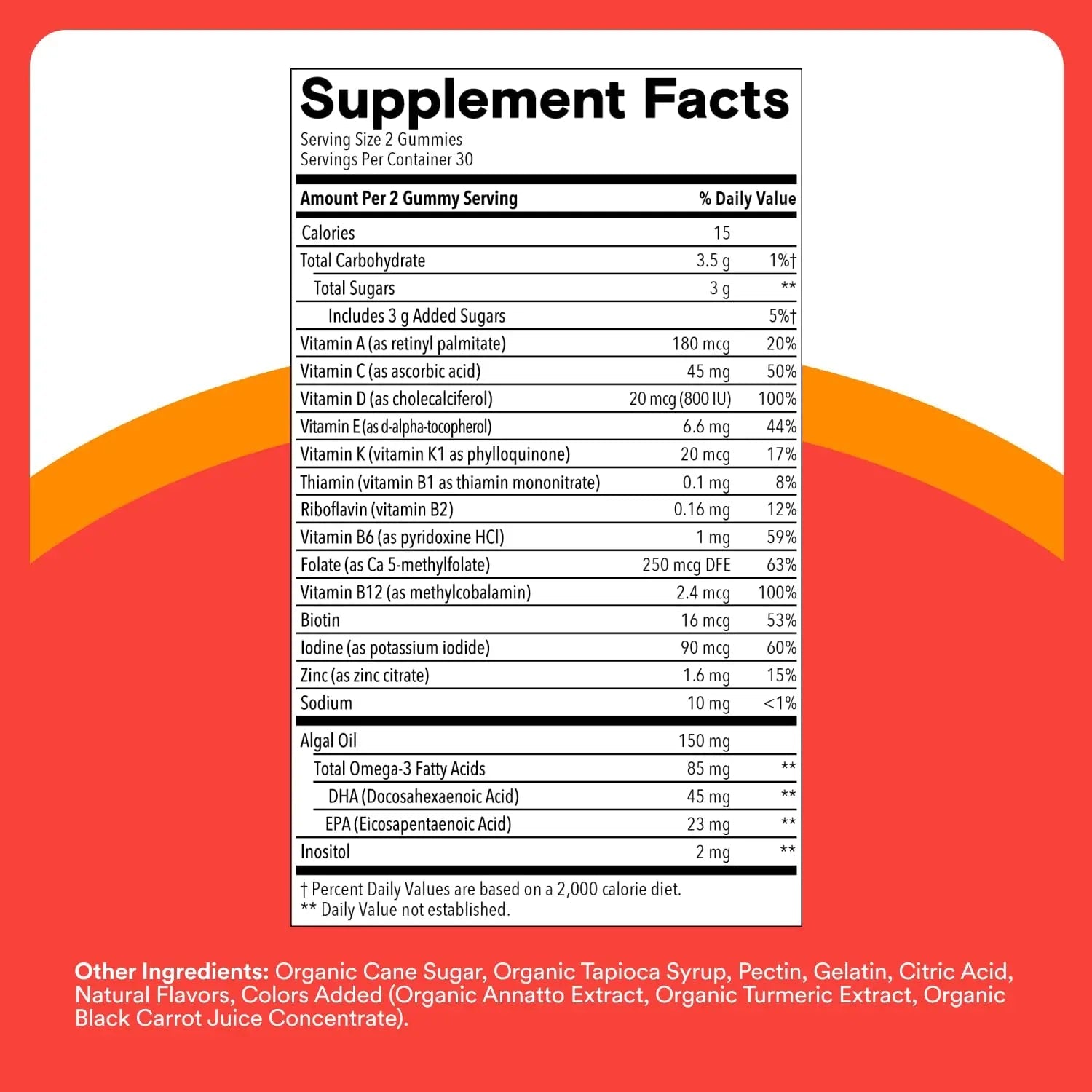 SmartyPants Kids Multivitamin Gummies - Improved Formula: Omega 3 (DHA/EPA), Vitamins D3, C, B12, B6, Vitamin A, K & Zinc SmartyPants Au supplements